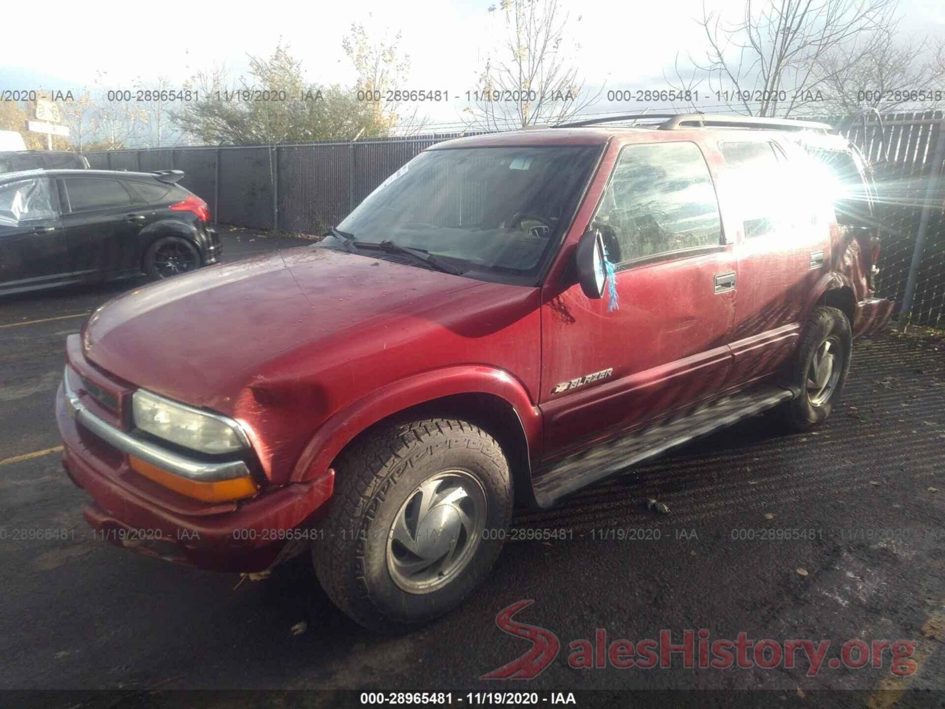 1GNDT13X63K134938 2003 CHEVROLET BLAZER