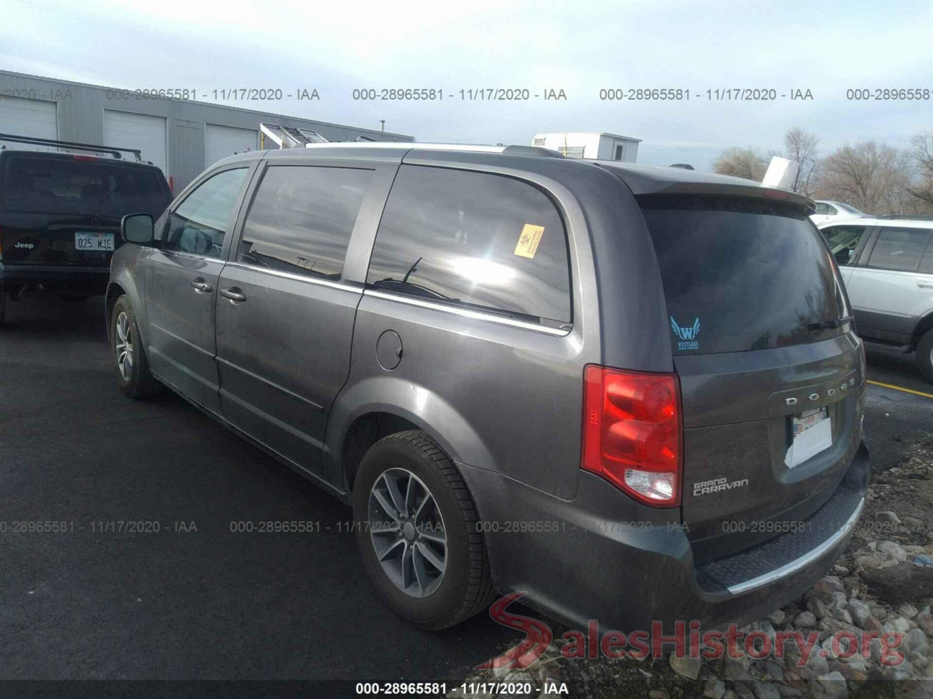 2C4RDGCG8HR807431 2017 DODGE GRAND CARAVAN