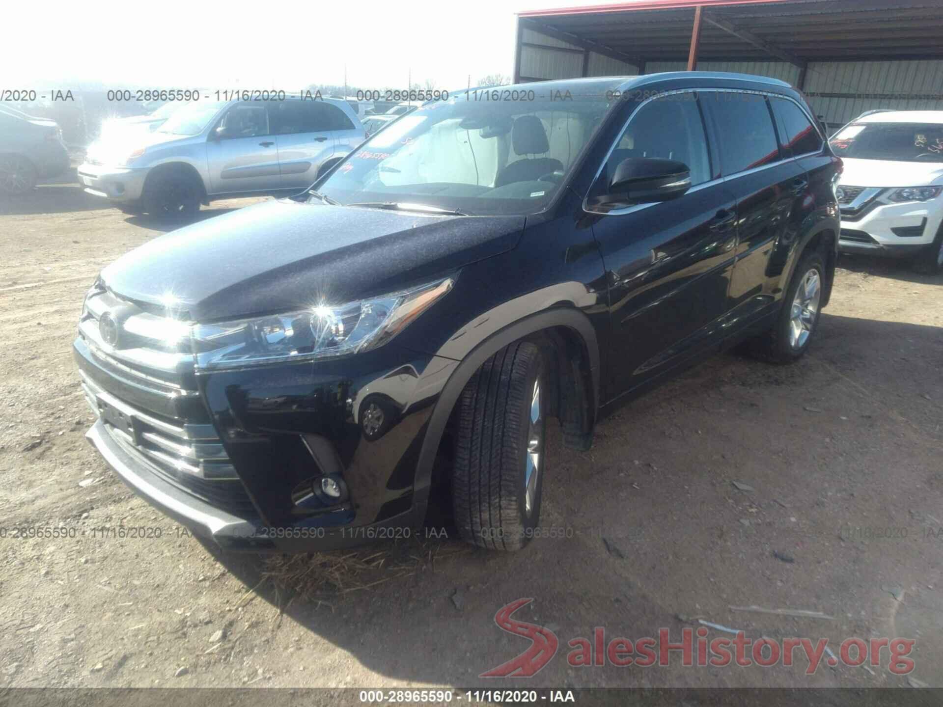 5TDDZRFH0KS966809 2019 TOYOTA HIGHLANDER