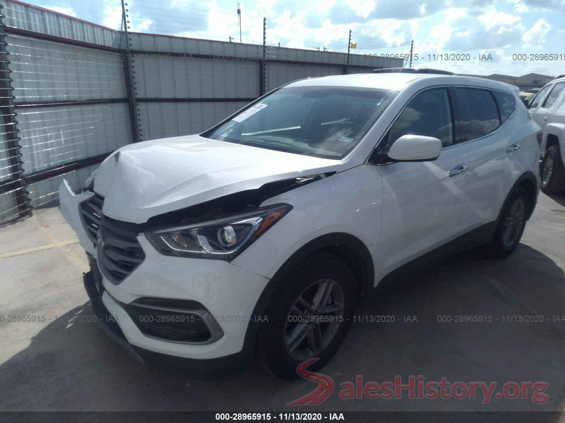 5XYZT3LB2HG386696 2017 HYUNDAI SANTA FE SPORT