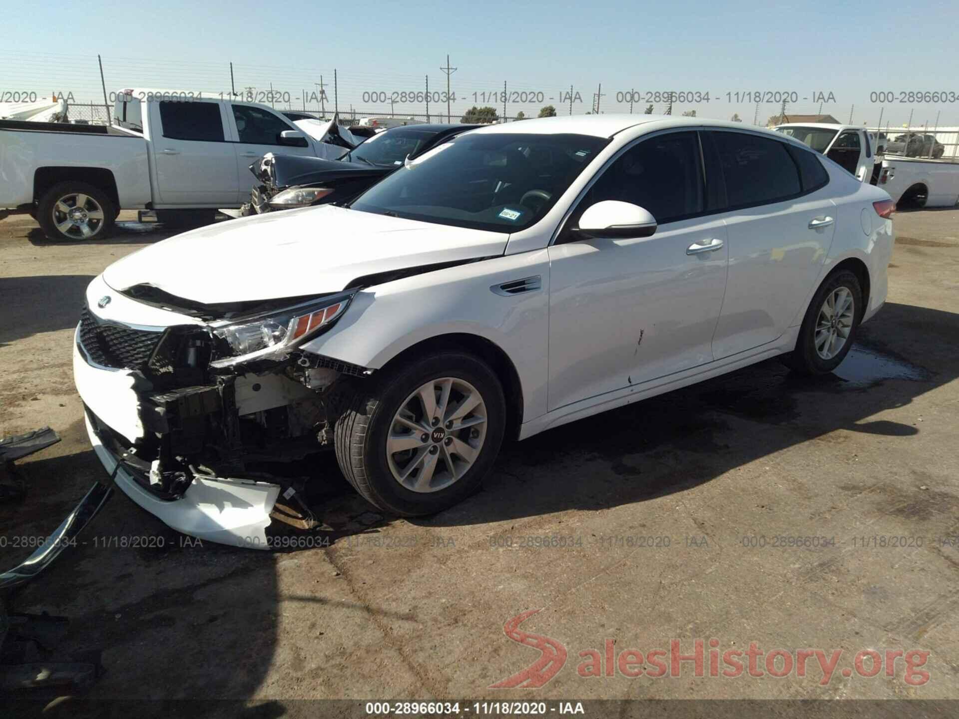 KNAGT4L37G5089238 2016 KIA OPTIMA