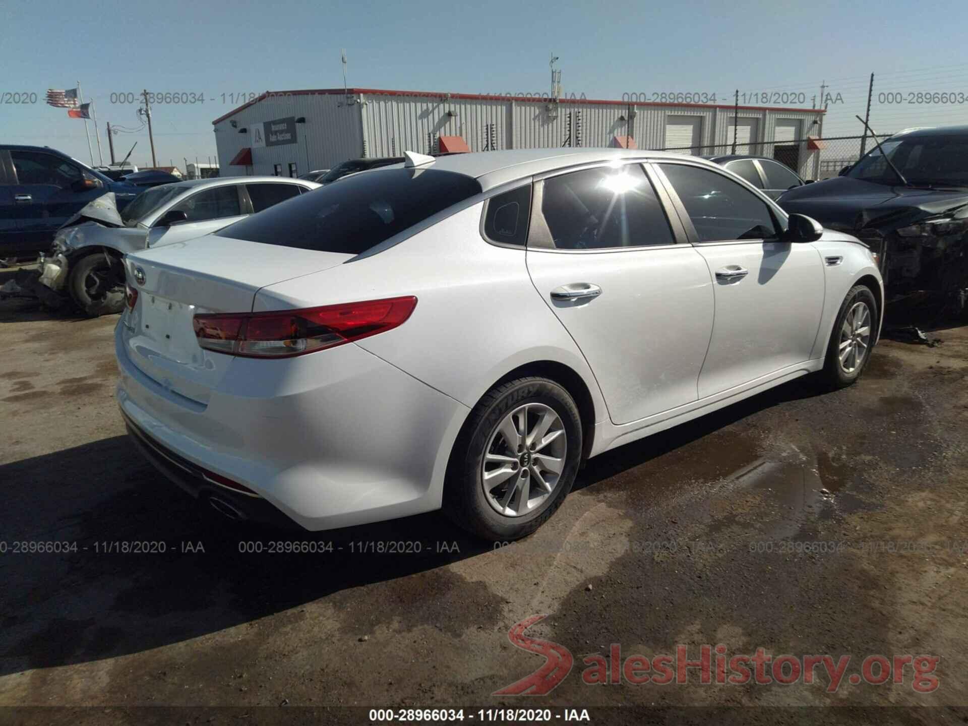 KNAGT4L37G5089238 2016 KIA OPTIMA