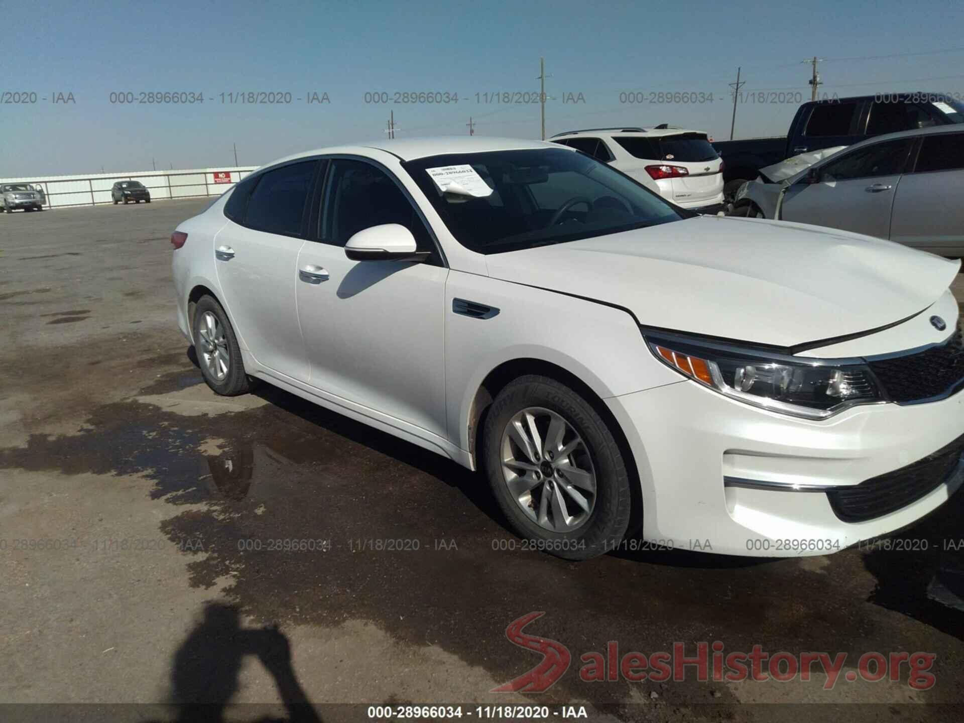 KNAGT4L37G5089238 2016 KIA OPTIMA