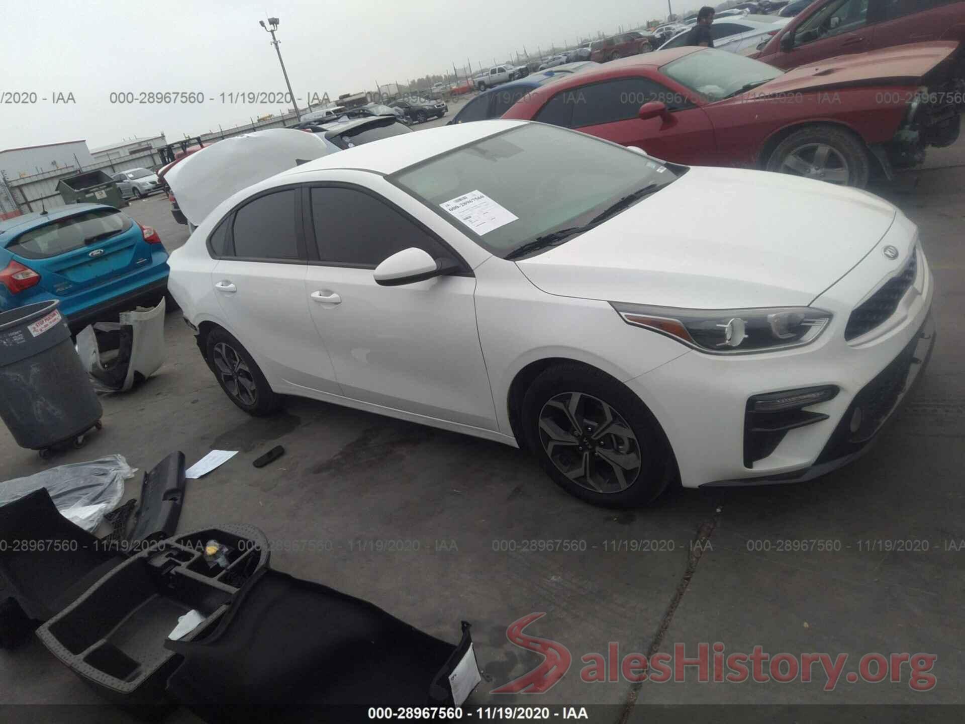 3KPF24AD6LE234734 2020 KIA FORTE