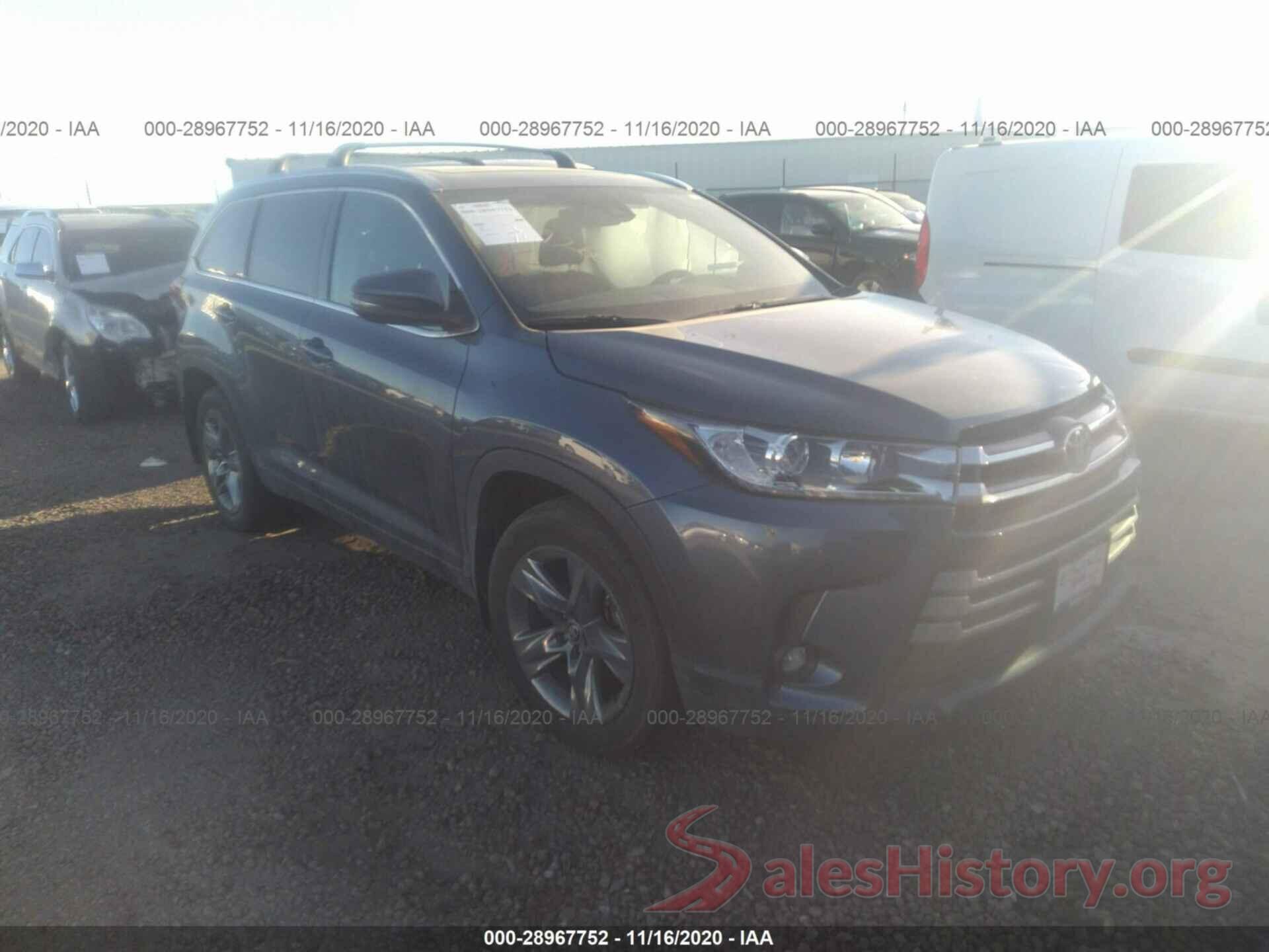 5TDDZRFH4KS710091 2019 TOYOTA HIGHLANDER