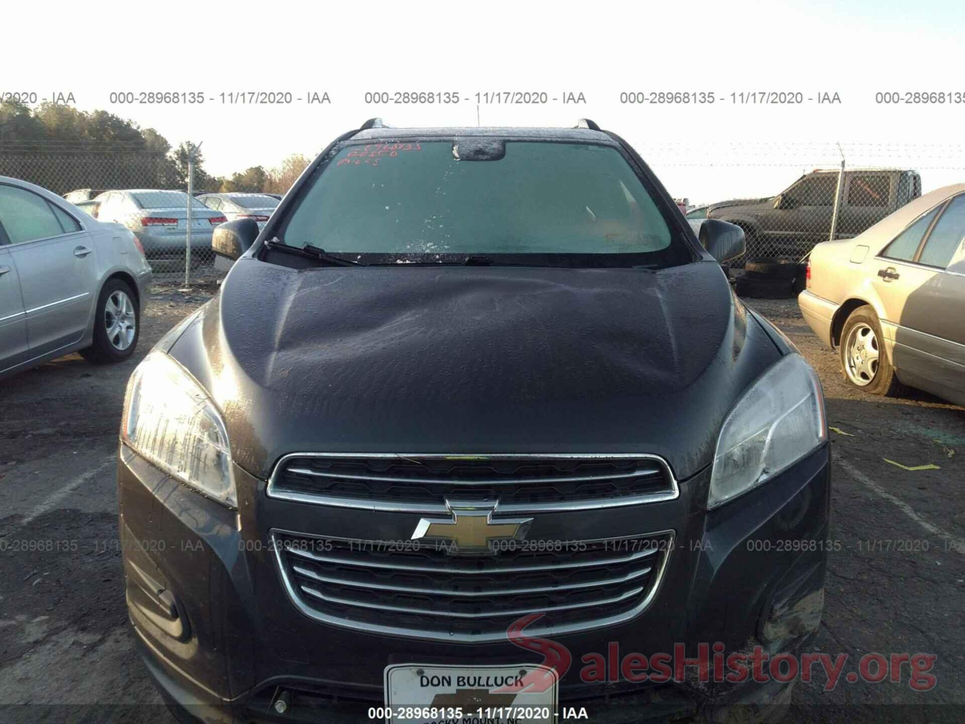 3GNCJLSB8GL271113 2016 CHEVROLET TRAX