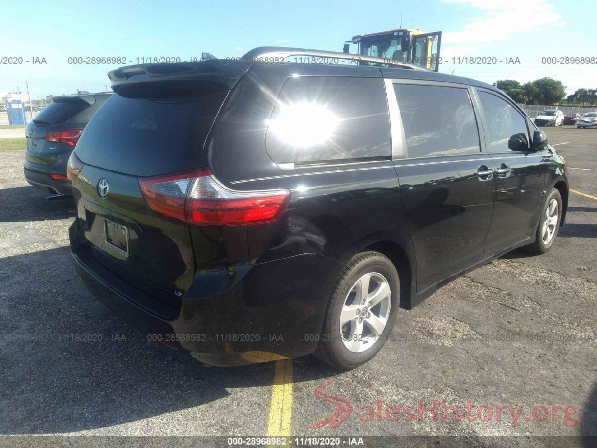 5TDKZ3DC3LS057976 2020 TOYOTA SIENNA