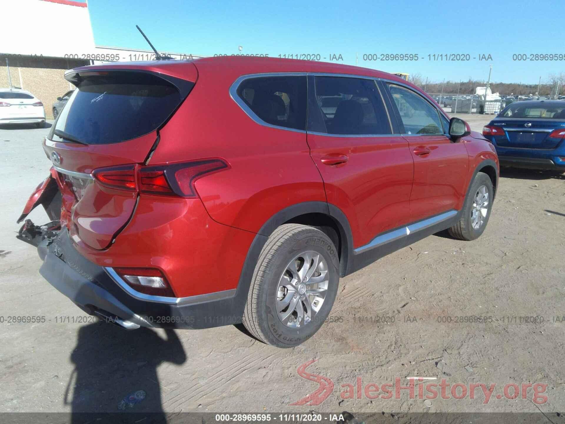 5NMS23AD8LH165496 2020 HYUNDAI SANTA FE