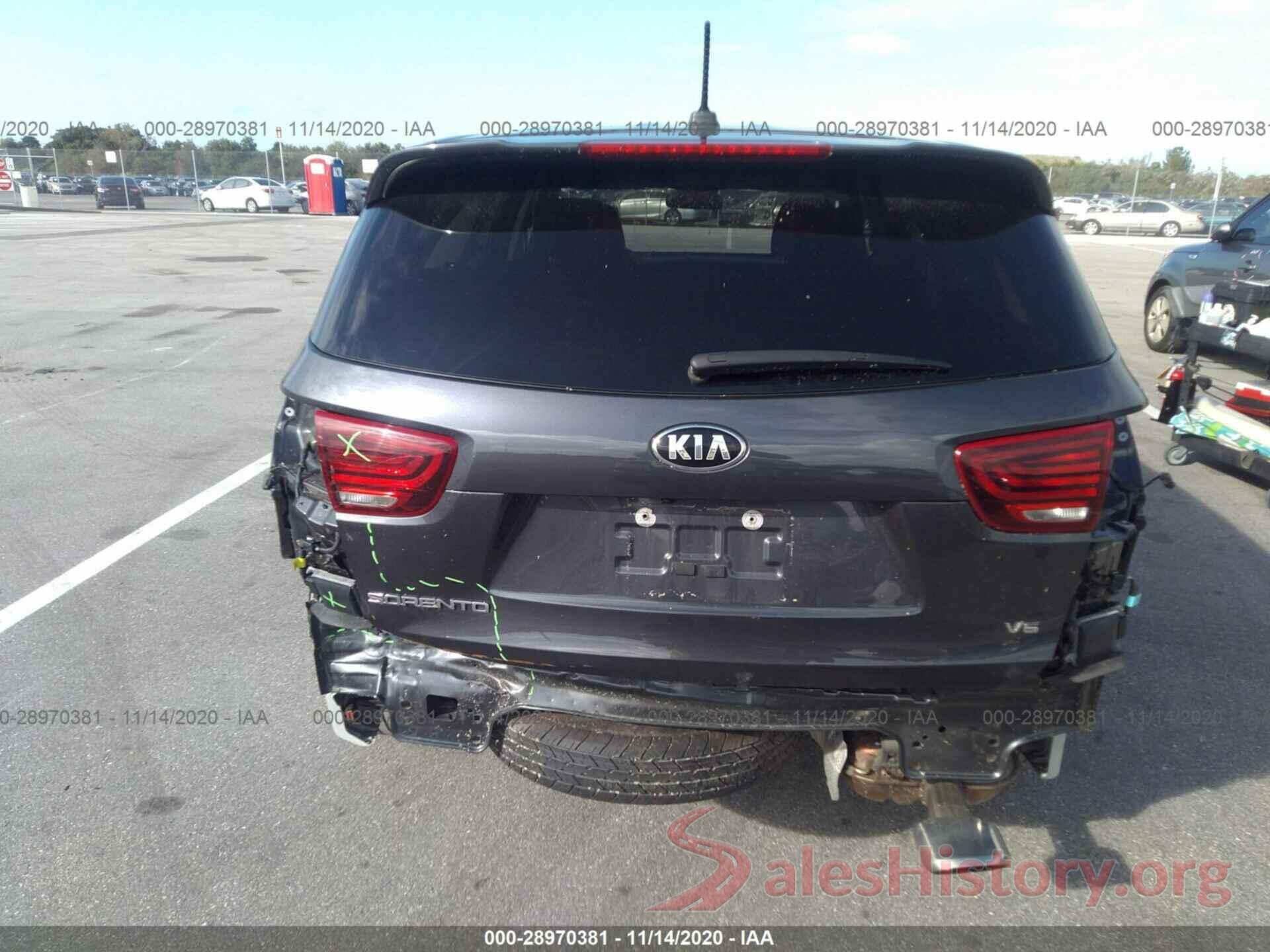 5XYPGDA58KG487604 2019 KIA SORENTO