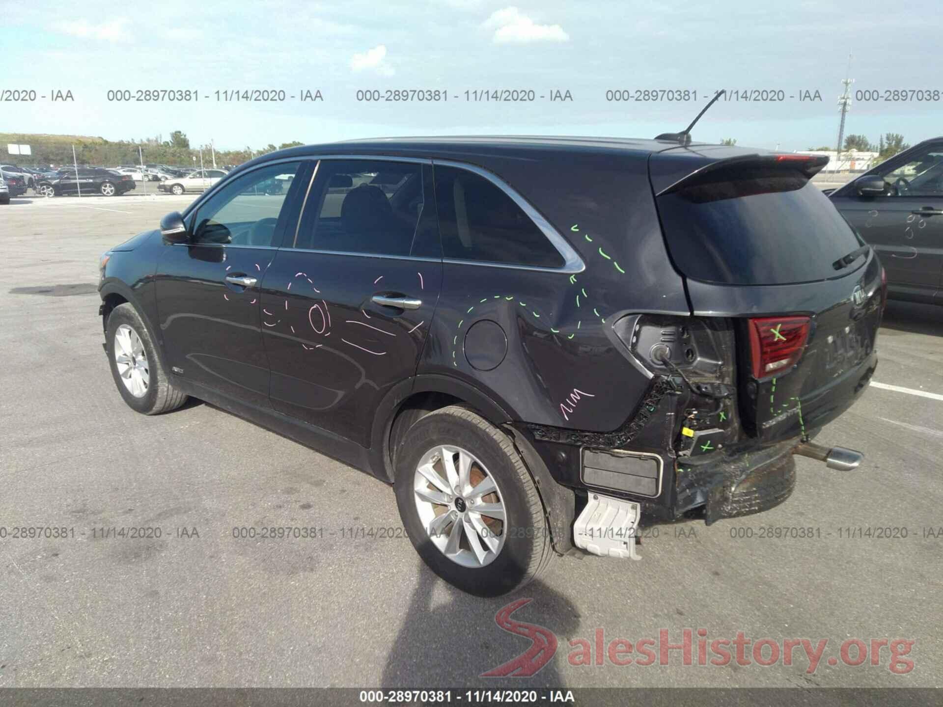 5XYPGDA58KG487604 2019 KIA SORENTO