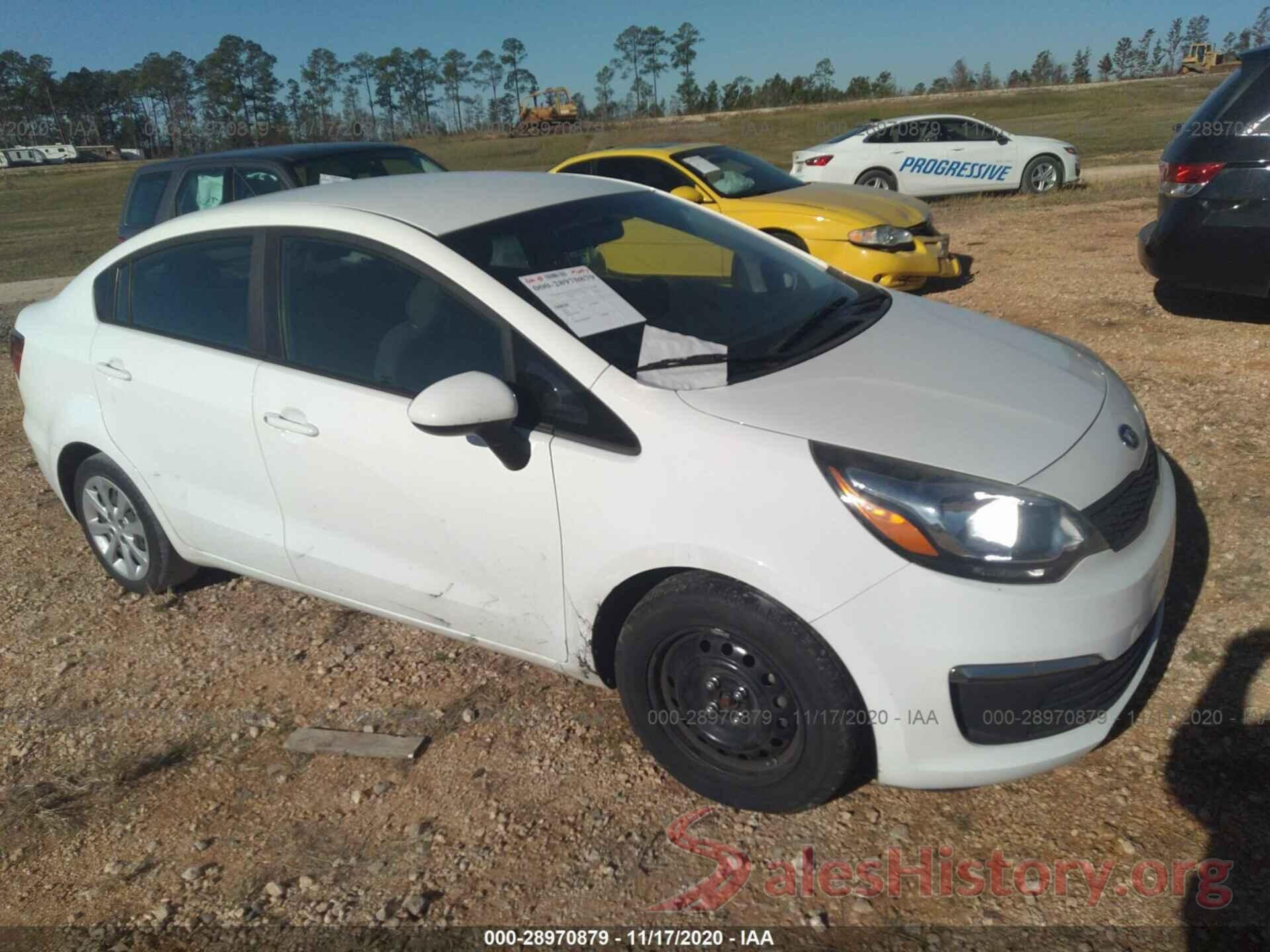 KNADM4A30H6016341 2017 KIA RIO