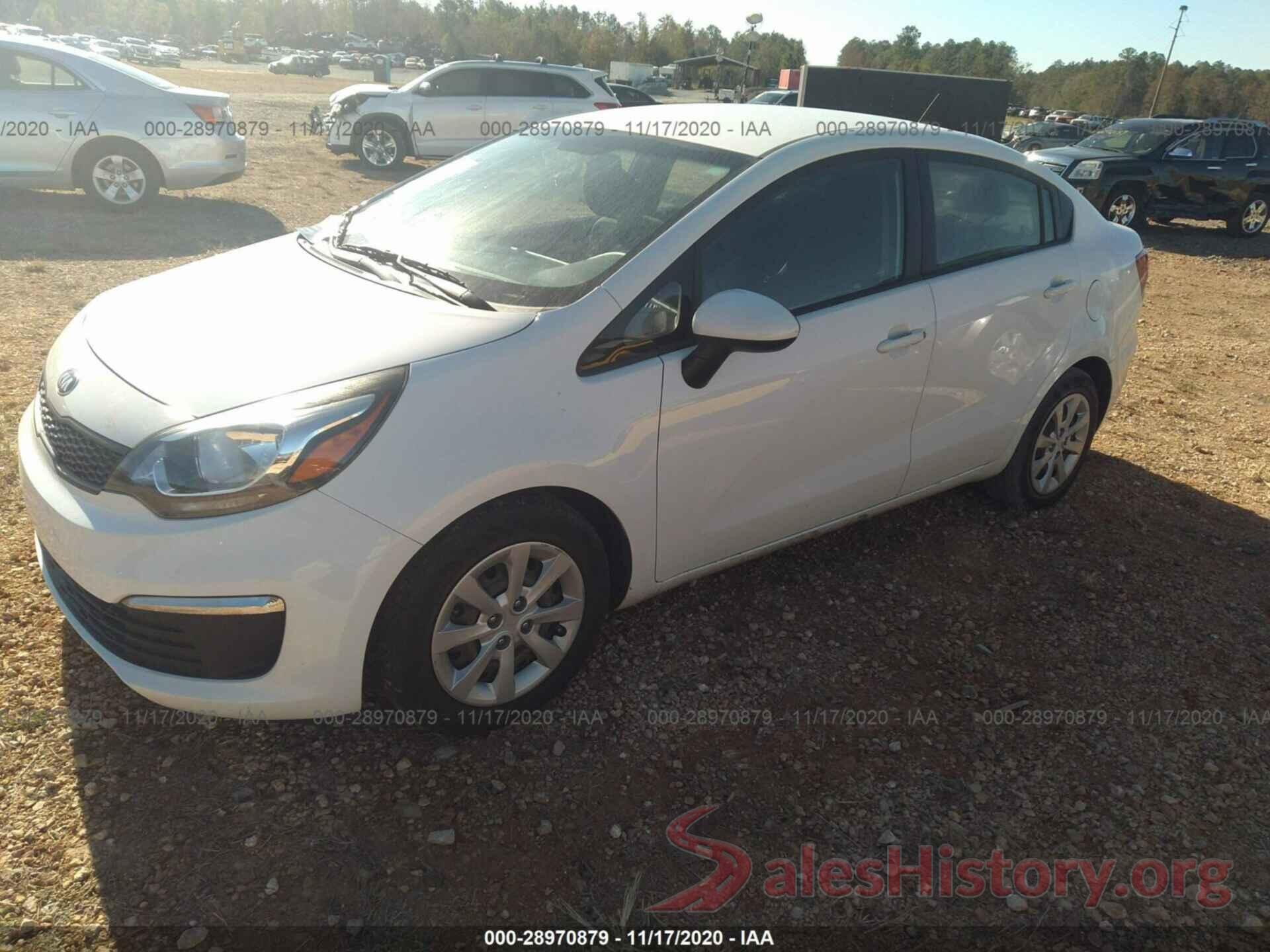 KNADM4A30H6016341 2017 KIA RIO