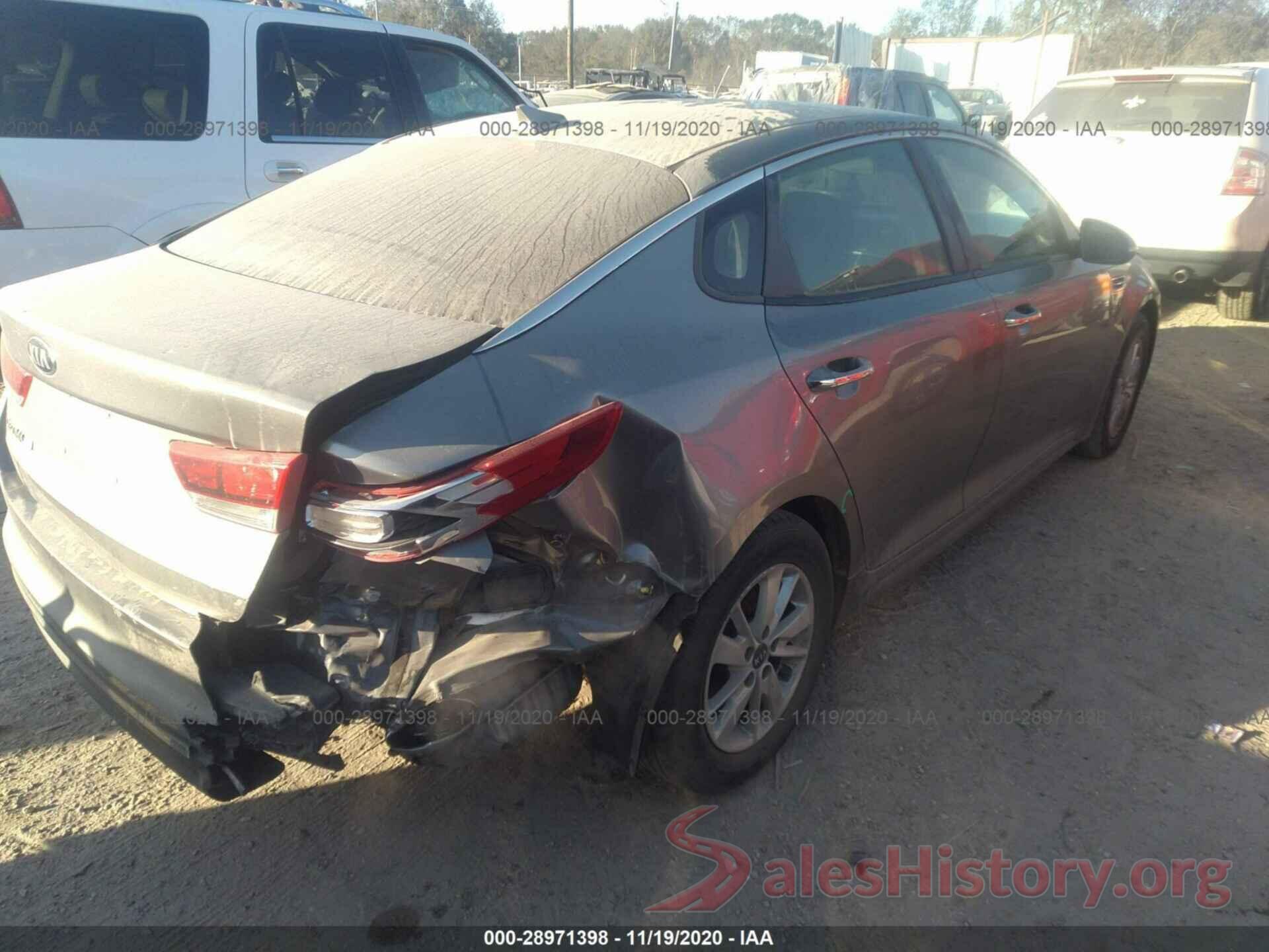 5XXGT4L33GG025549 2016 KIA OPTIMA