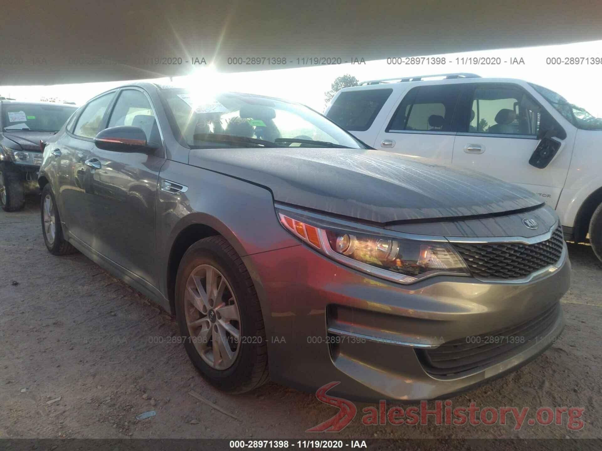 5XXGT4L33GG025549 2016 KIA OPTIMA