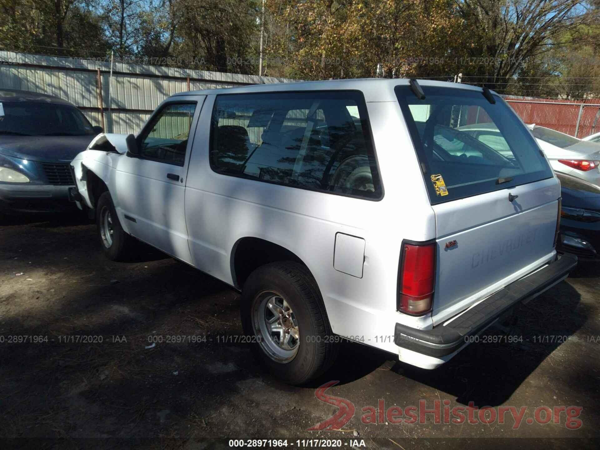 1GNCS18W6P0144238 1993 CHEVROLET BLAZER