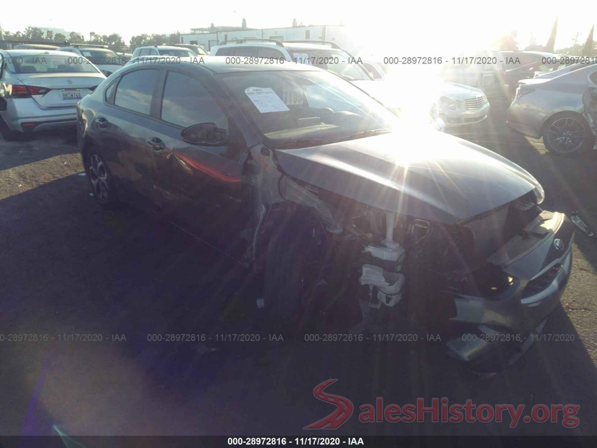 3KPF24AD8LE232600 2020 KIA FORTE