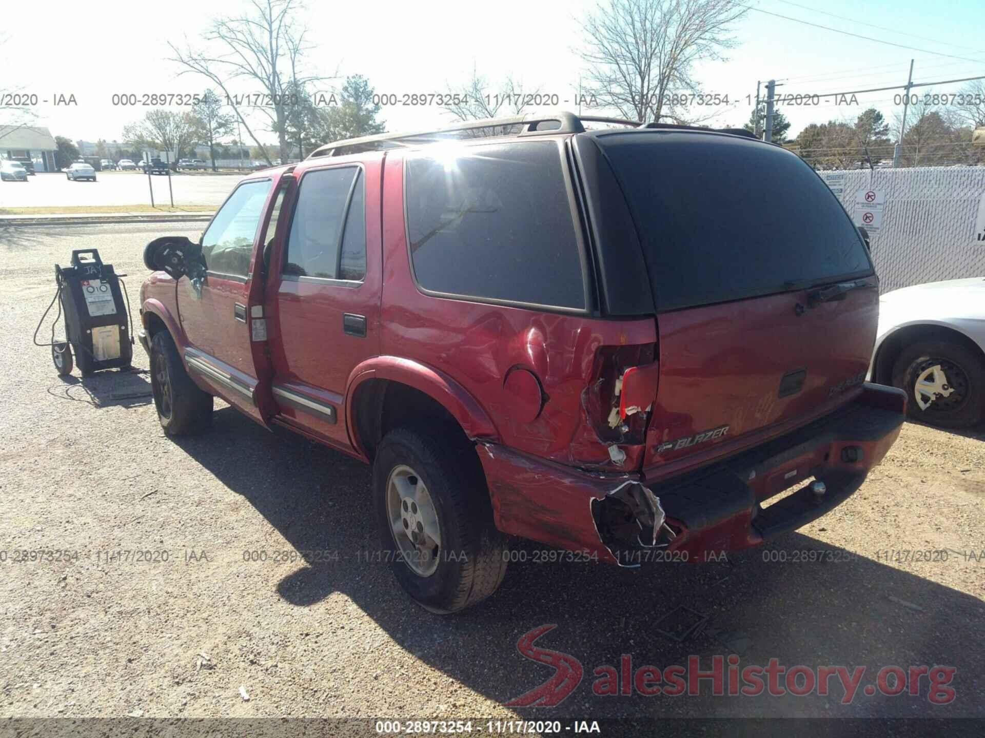 1GNDT13W112130154 2001 CHEVROLET BLAZER