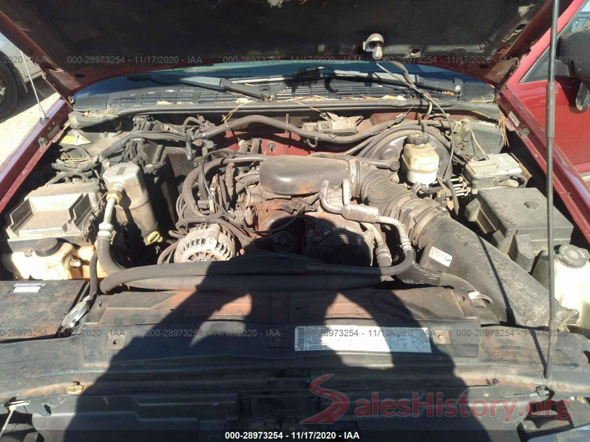 1GNDT13W112130154 2001 CHEVROLET BLAZER