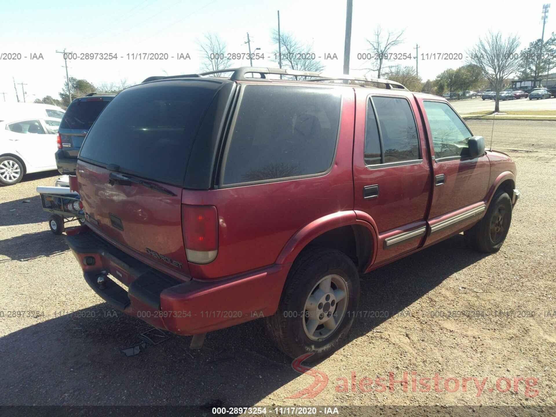 1GNDT13W112130154 2001 CHEVROLET BLAZER