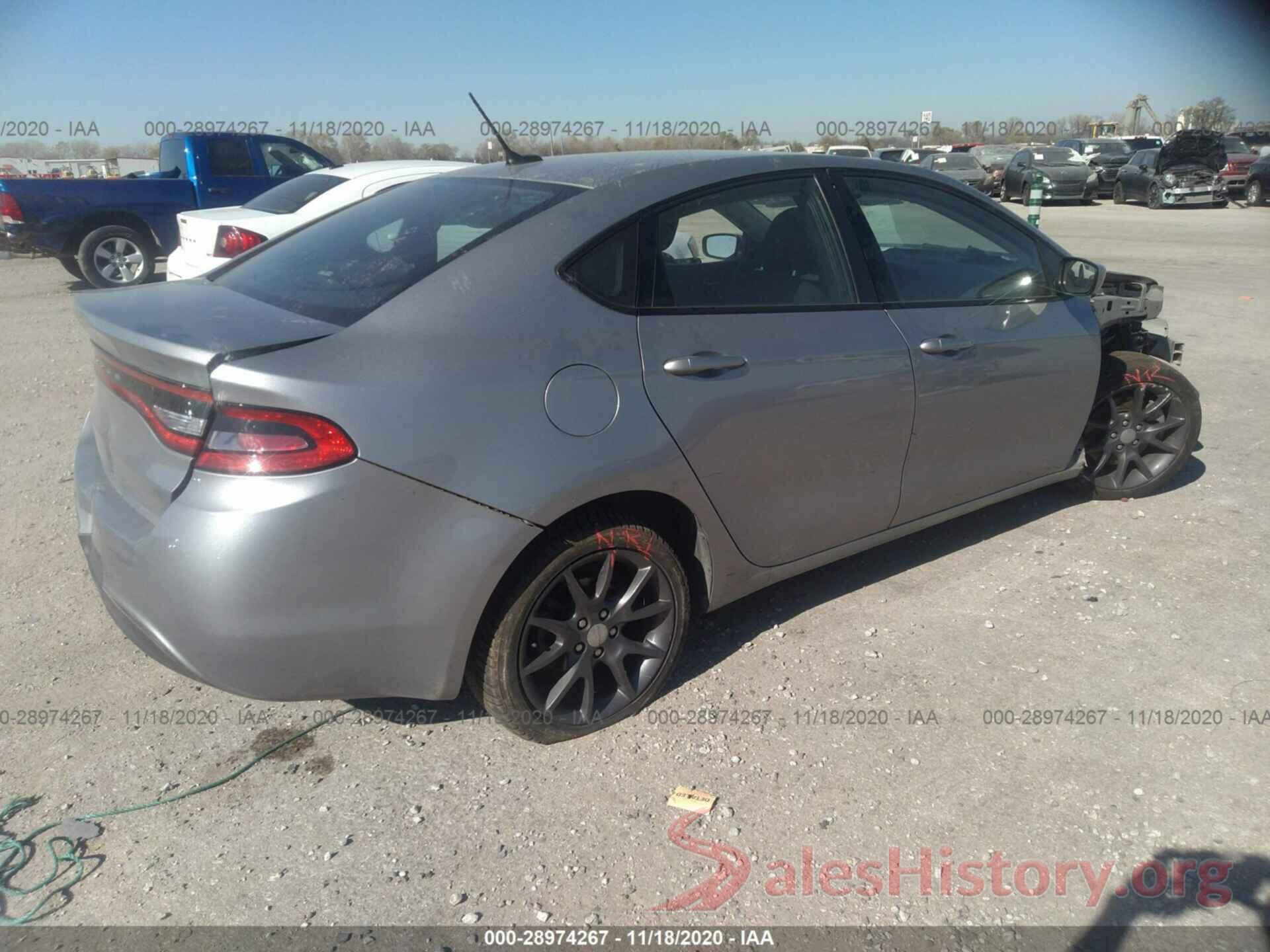 1C3CDFAA3GD737342 2016 DODGE DART