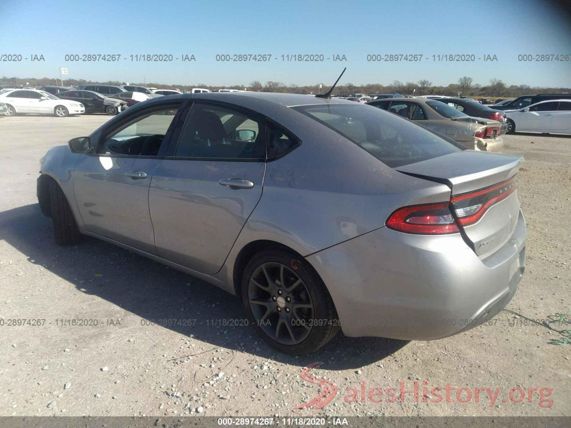 1C3CDFAA3GD737342 2016 DODGE DART