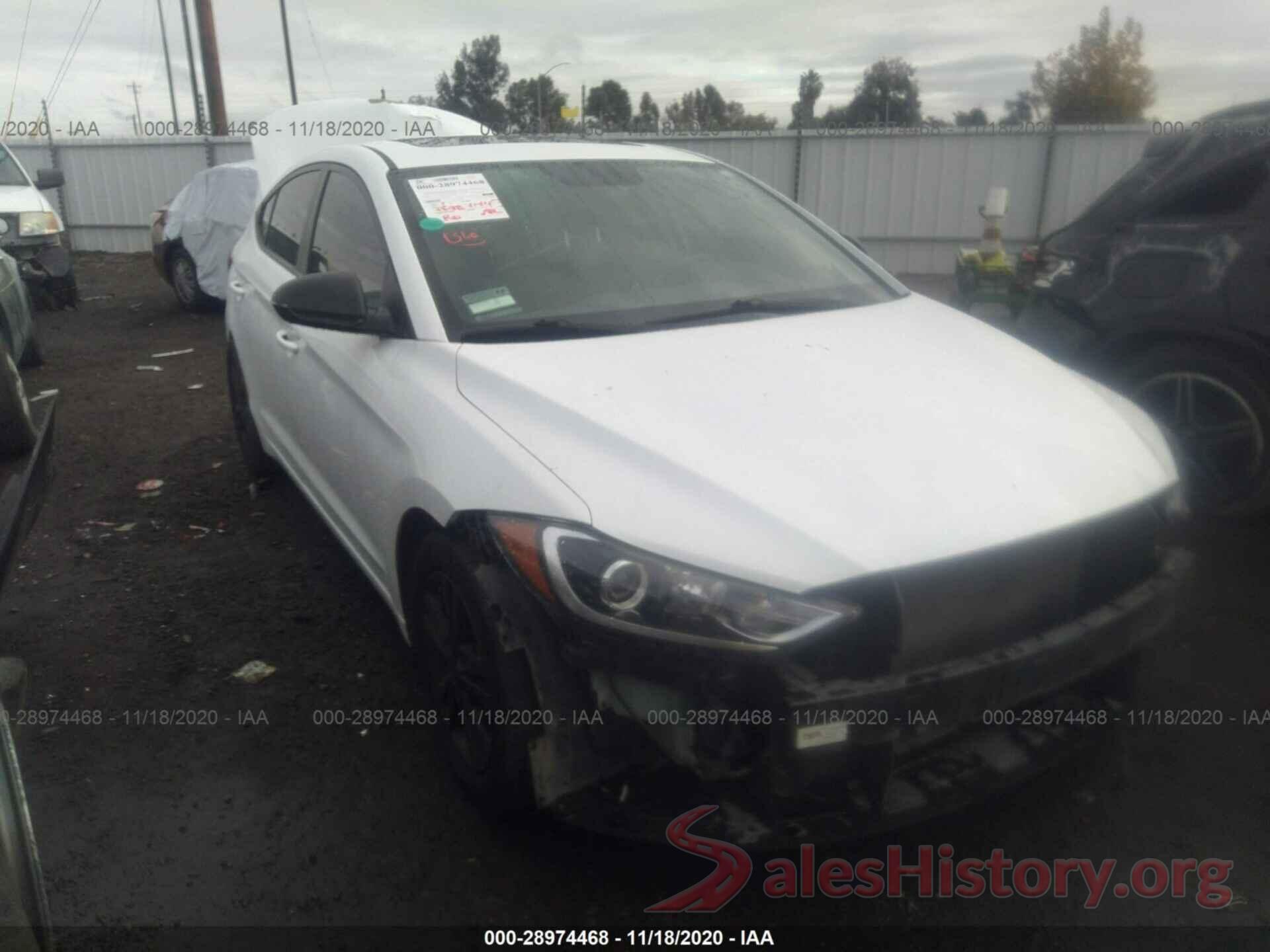 5NPD84LF5JH387540 2018 HYUNDAI ELANTRA