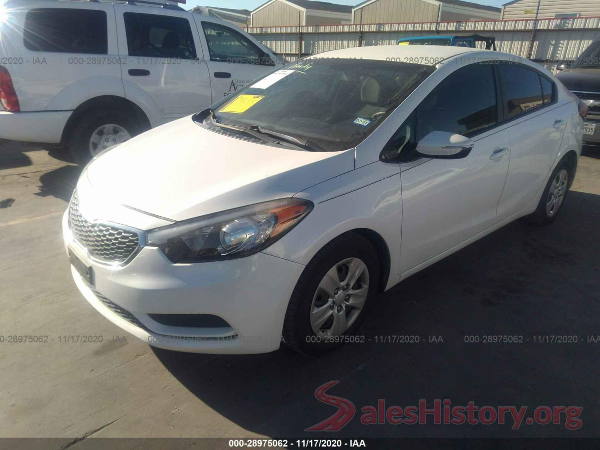 KNAFX4A68G5521431 2016 KIA FORTE