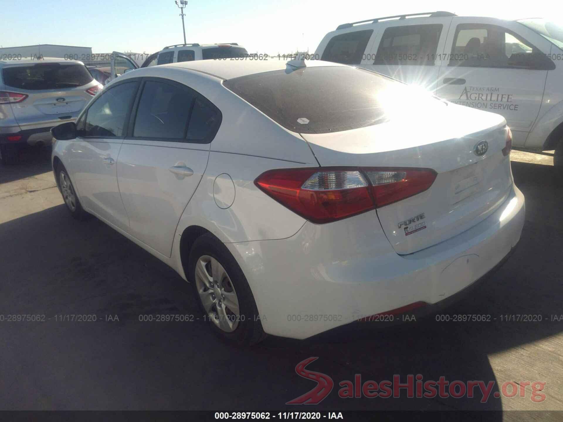 KNAFX4A68G5521431 2016 KIA FORTE