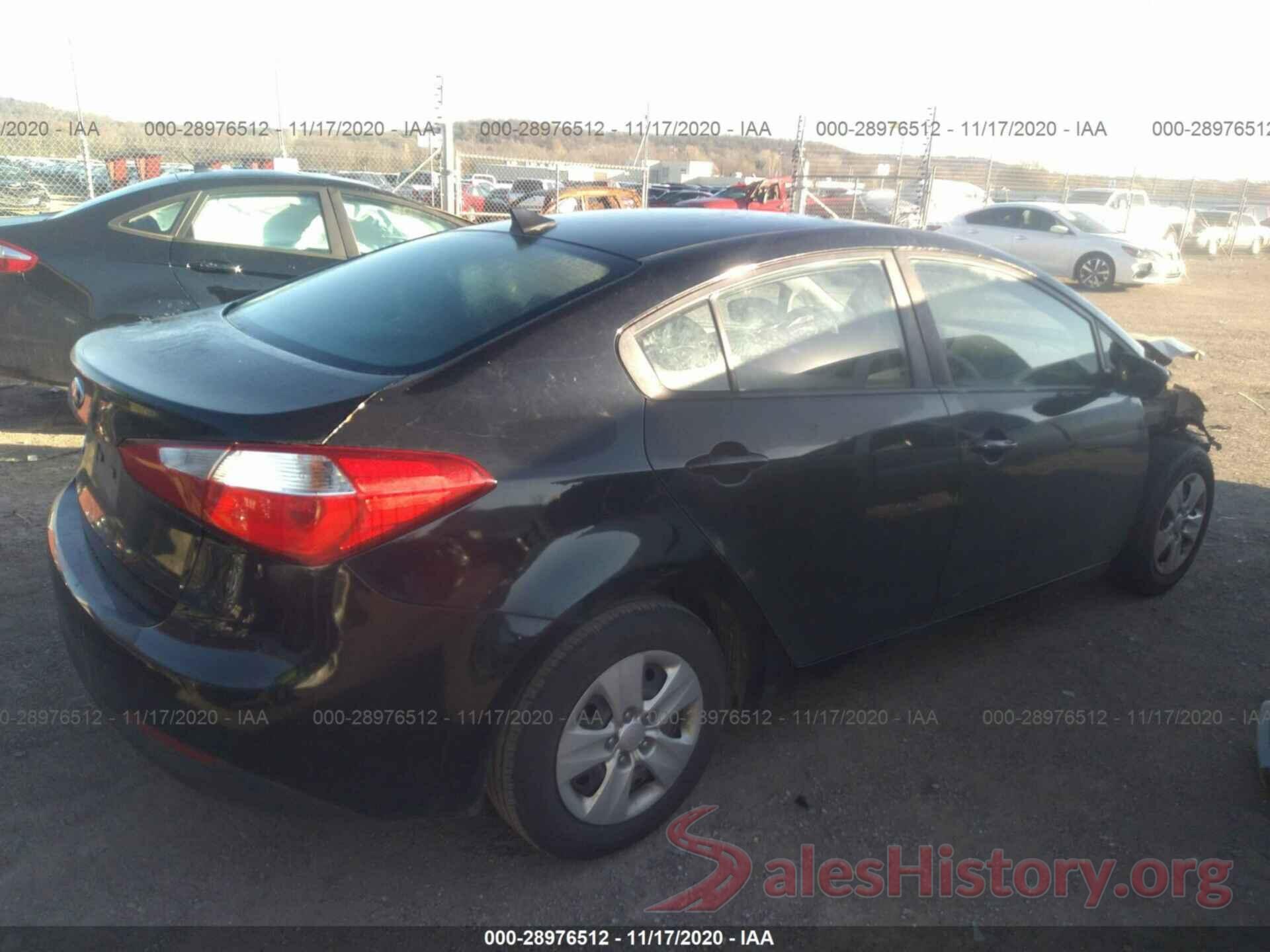 KNAFK4A68G5609975 2016 KIA FORTE