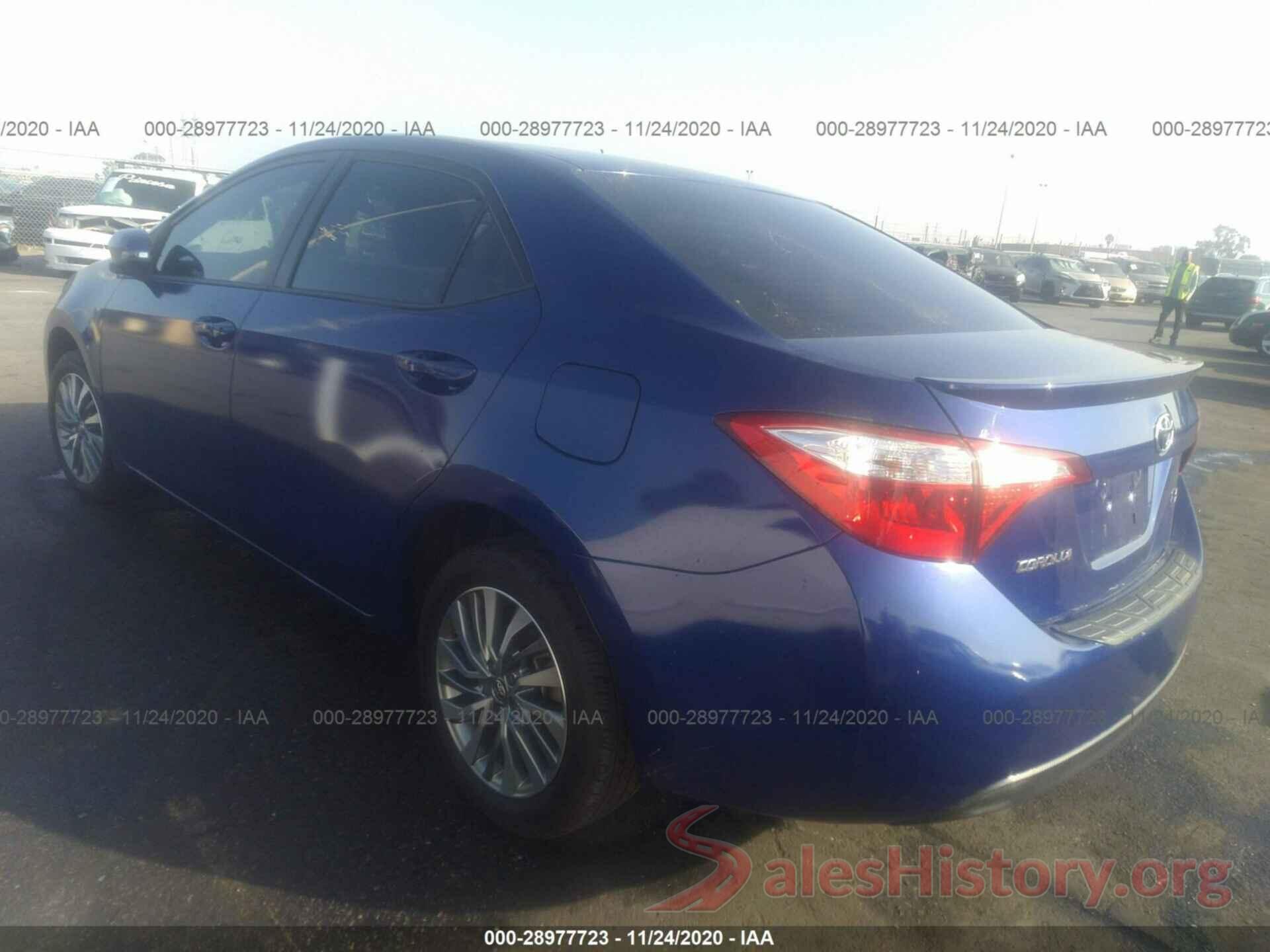 5YFBURHE5GP383631 2016 TOYOTA COROLLA