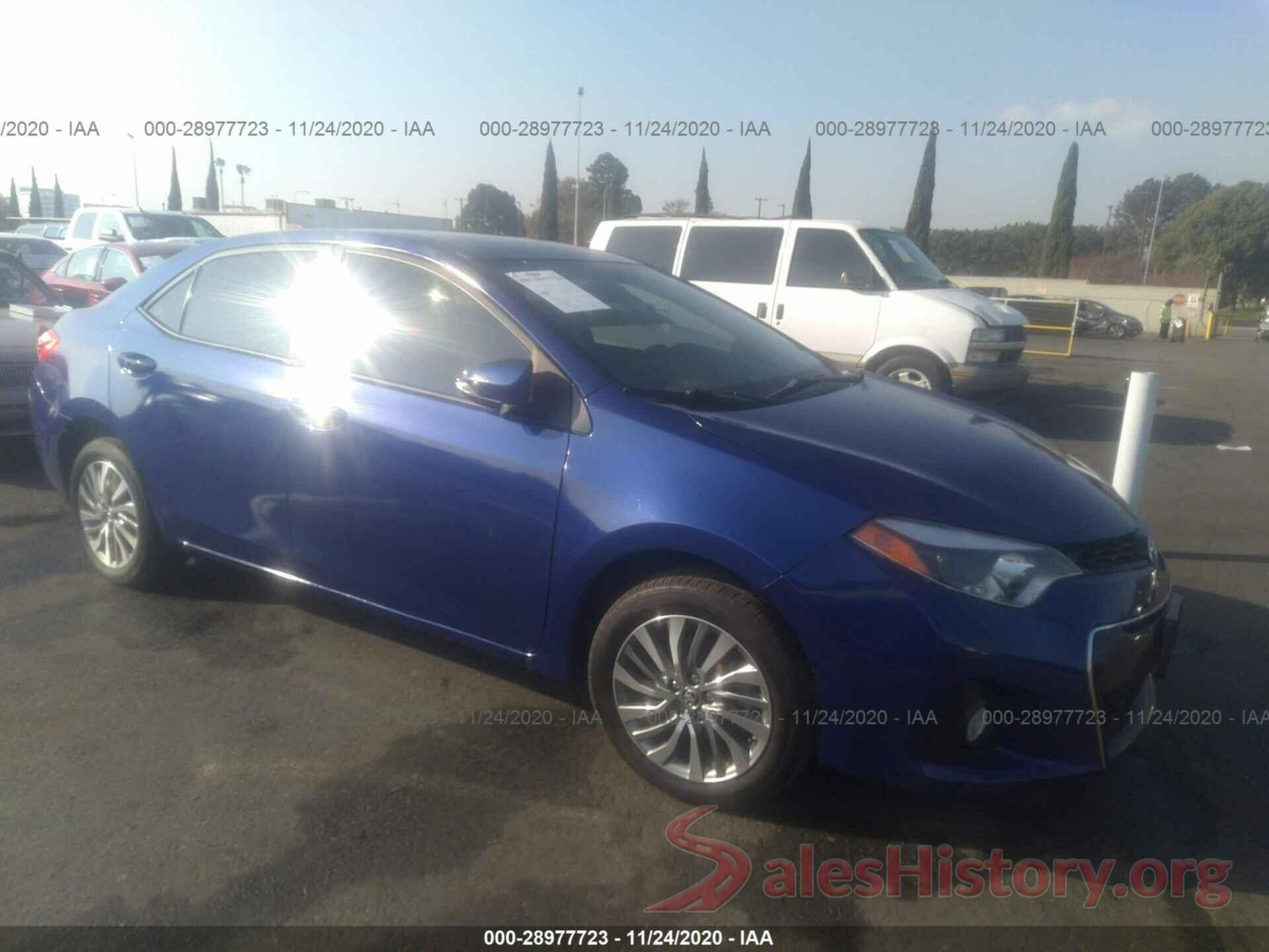 5YFBURHE5GP383631 2016 TOYOTA COROLLA