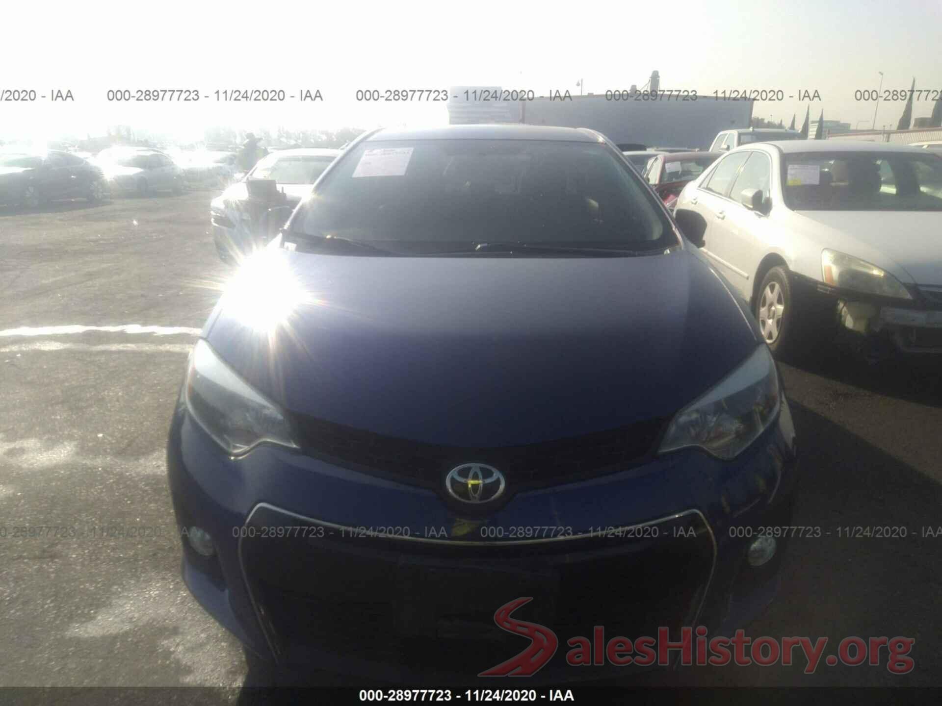 5YFBURHE5GP383631 2016 TOYOTA COROLLA