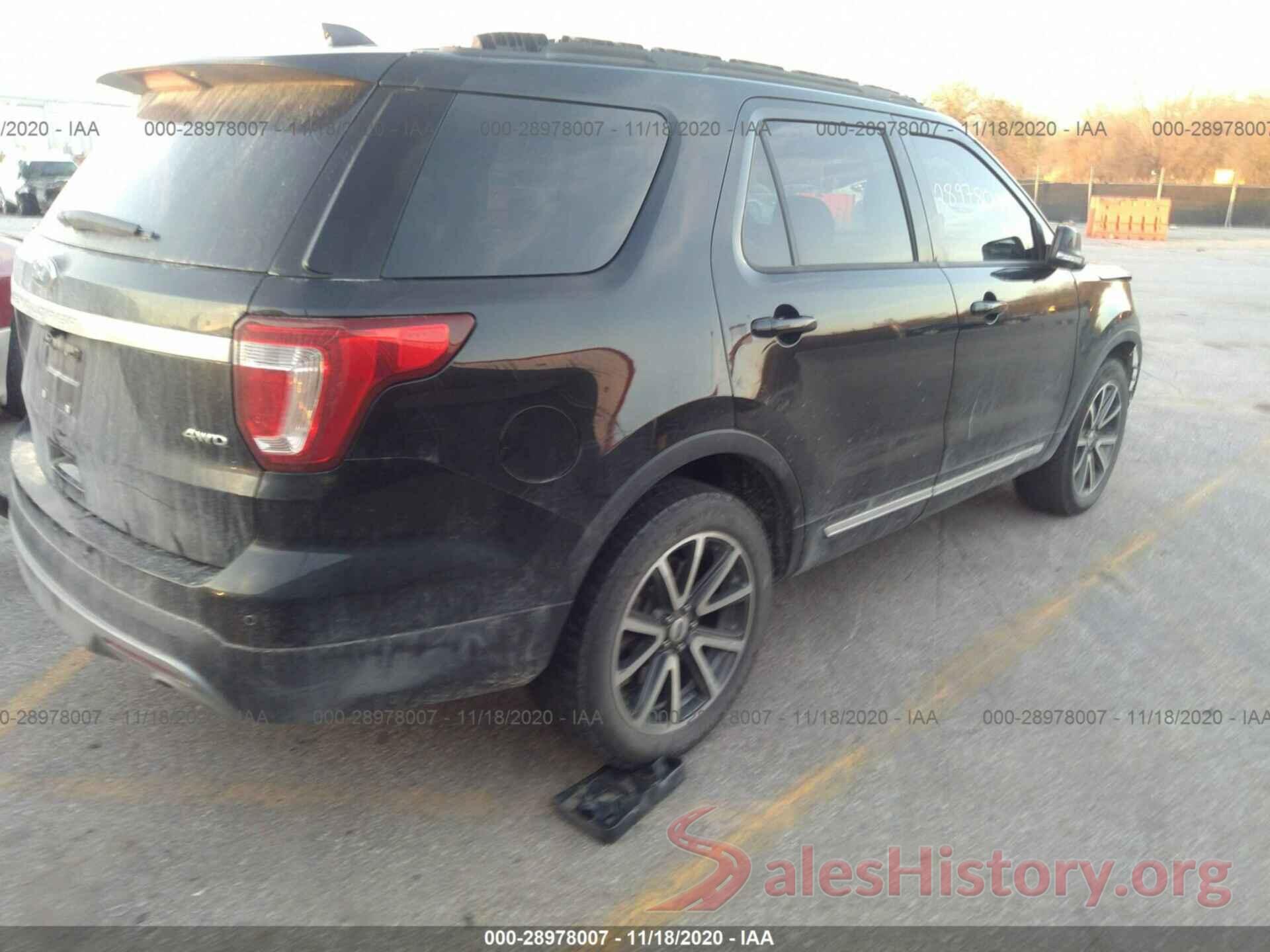 1FM5K8D82HGD54146 2017 FORD EXPLORER