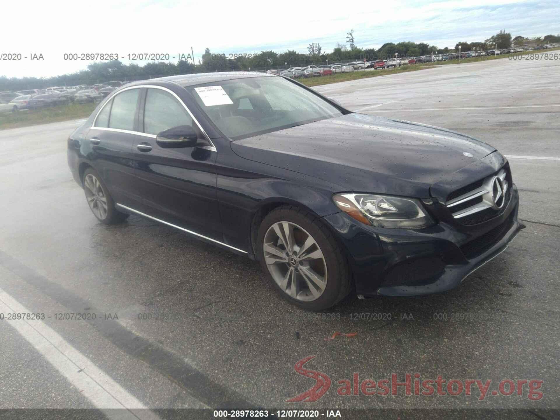 55SWF4JB6HU212302 2017 MERCEDES-BENZ C-CLASS