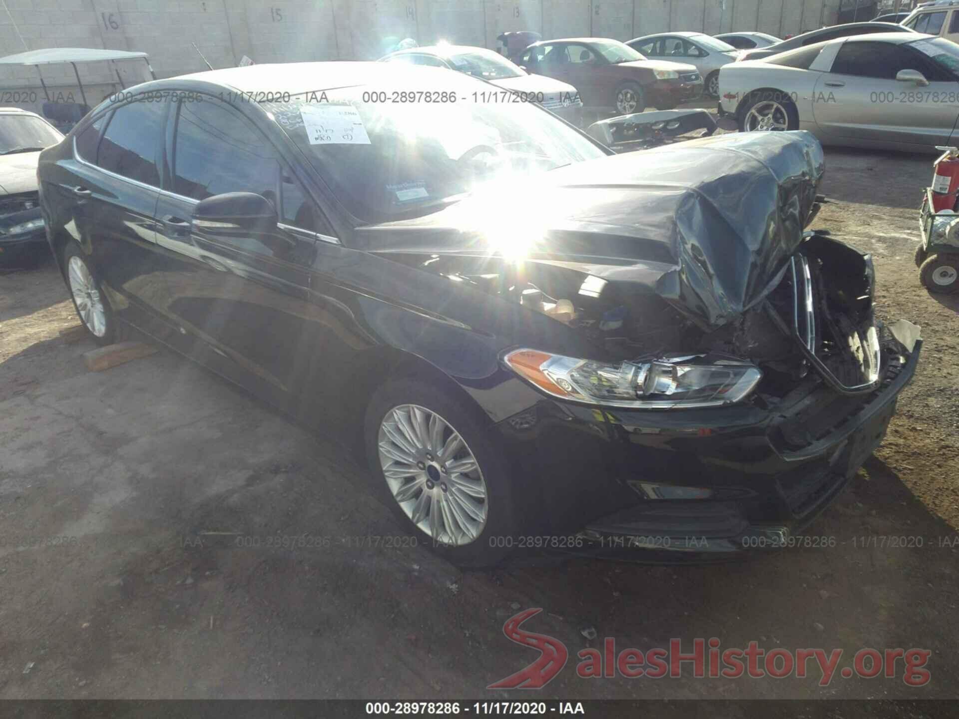 3FA6P0LU9GR389340 2016 FORD FUSION