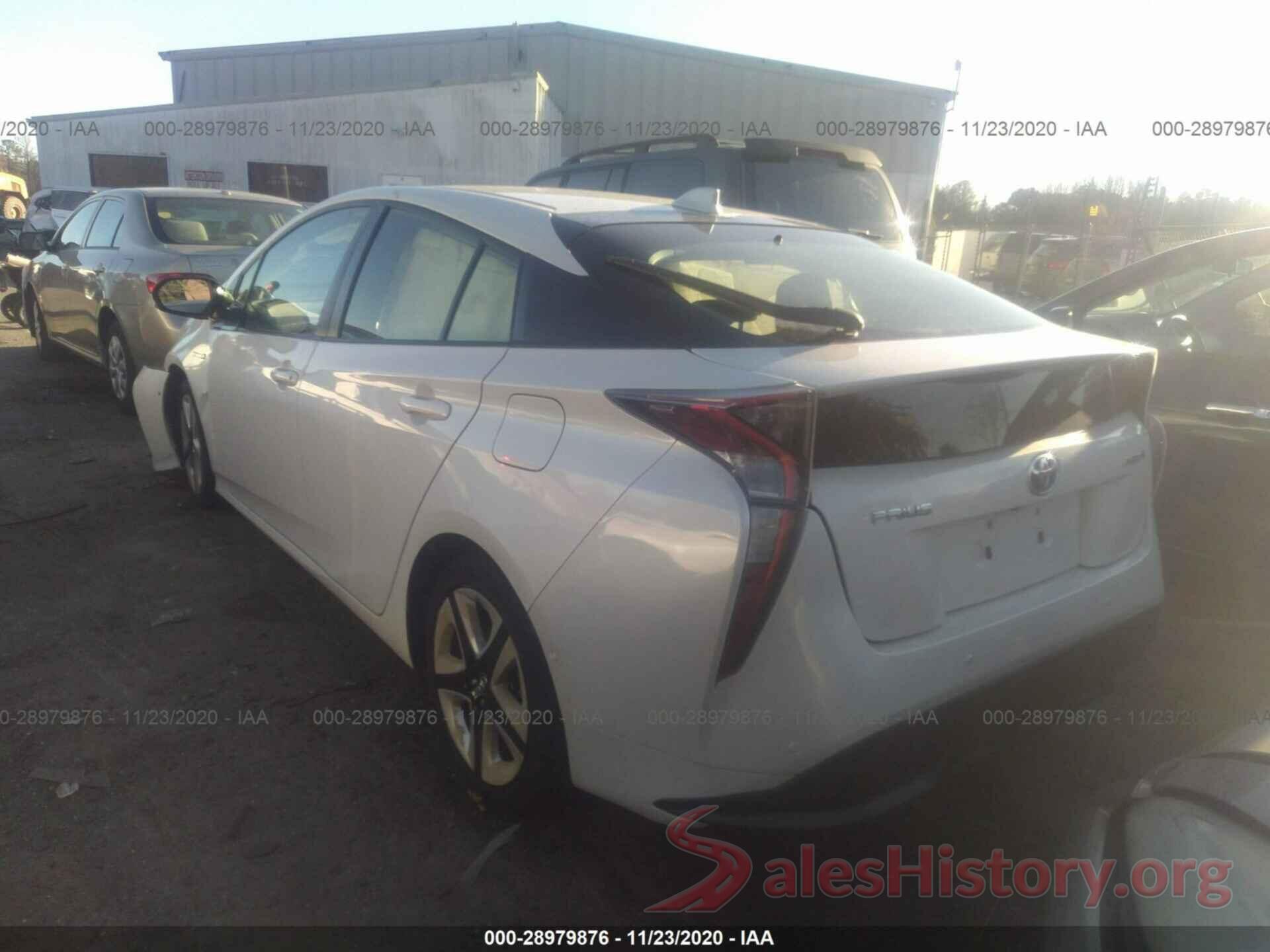 JTDKARFU7G3505725 2016 TOYOTA PRIUS