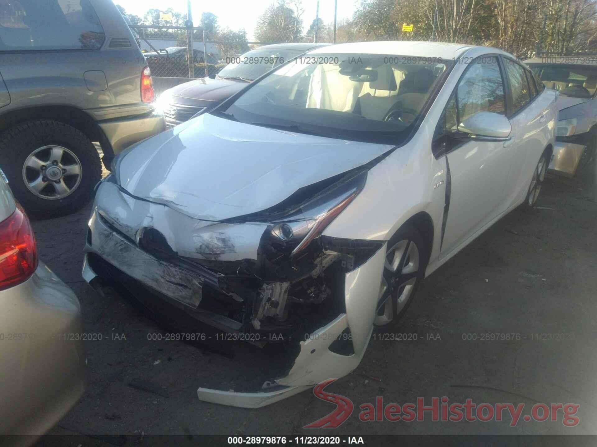 JTDKARFU7G3505725 2016 TOYOTA PRIUS