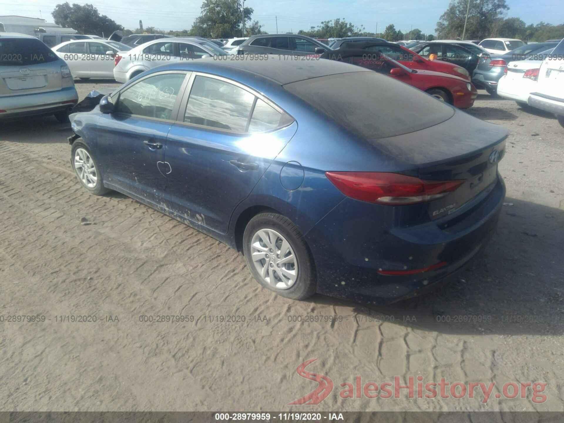 5NPD74LF2JH328965 2018 HYUNDAI ELANTRA