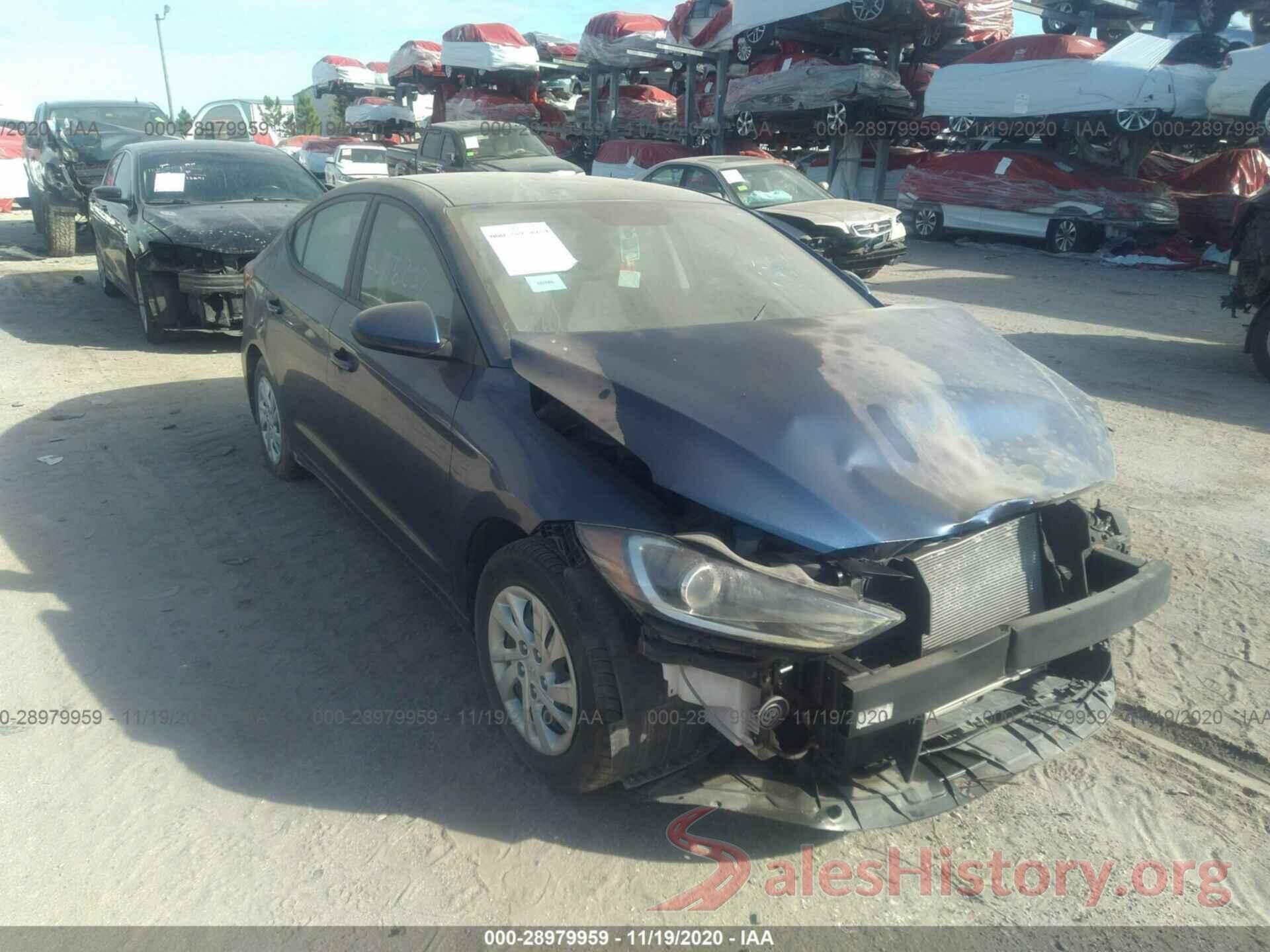 5NPD74LF2JH328965 2018 HYUNDAI ELANTRA