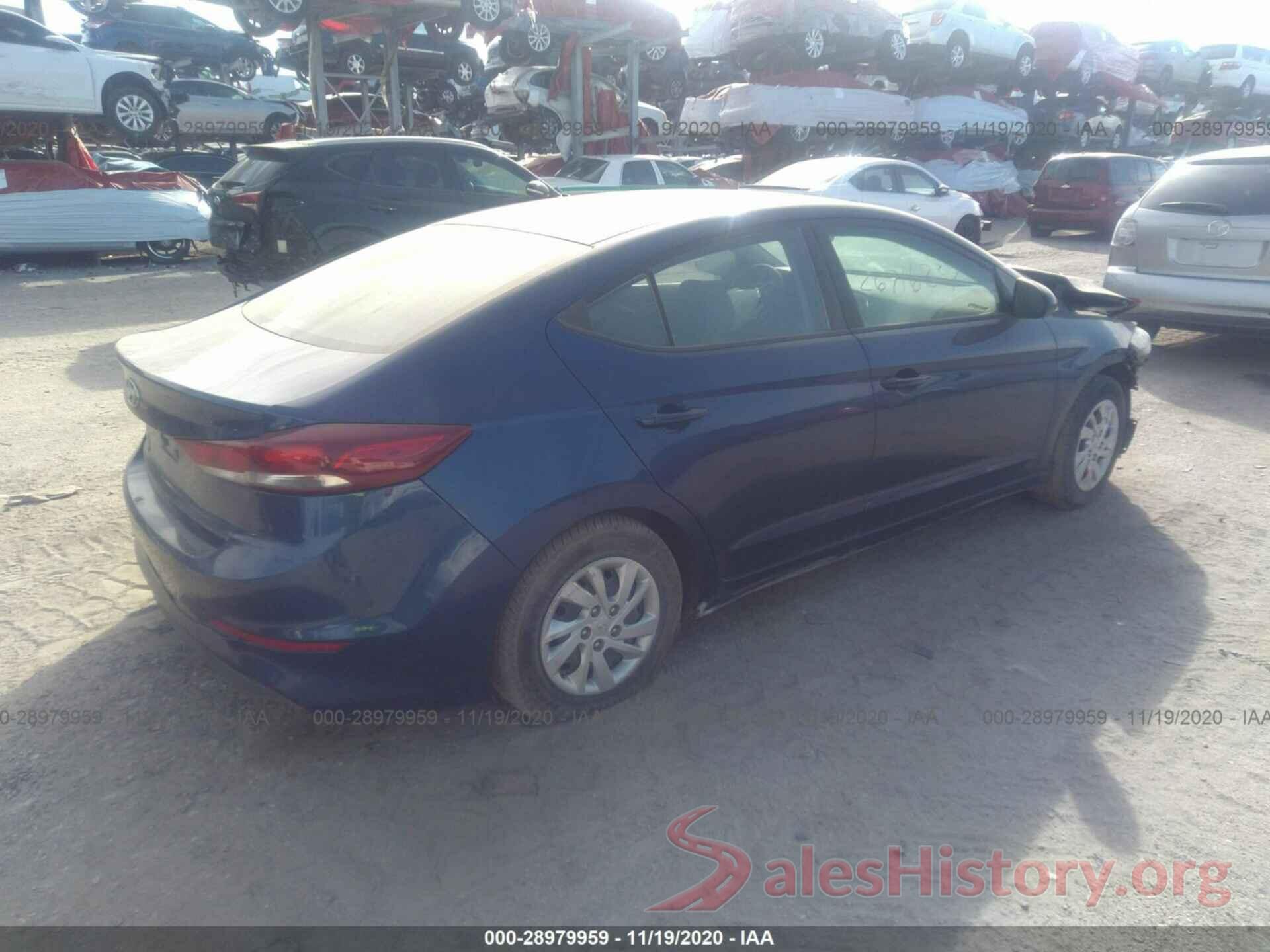 5NPD74LF2JH328965 2018 HYUNDAI ELANTRA