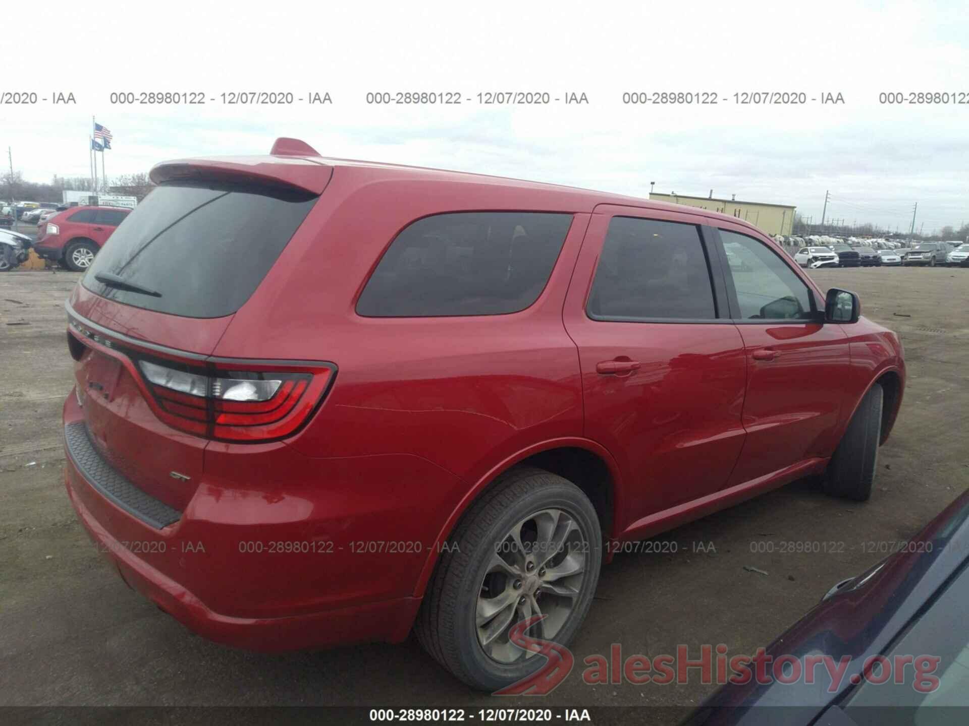 1C4RDJDG8LC308089 2020 DODGE DURANGO