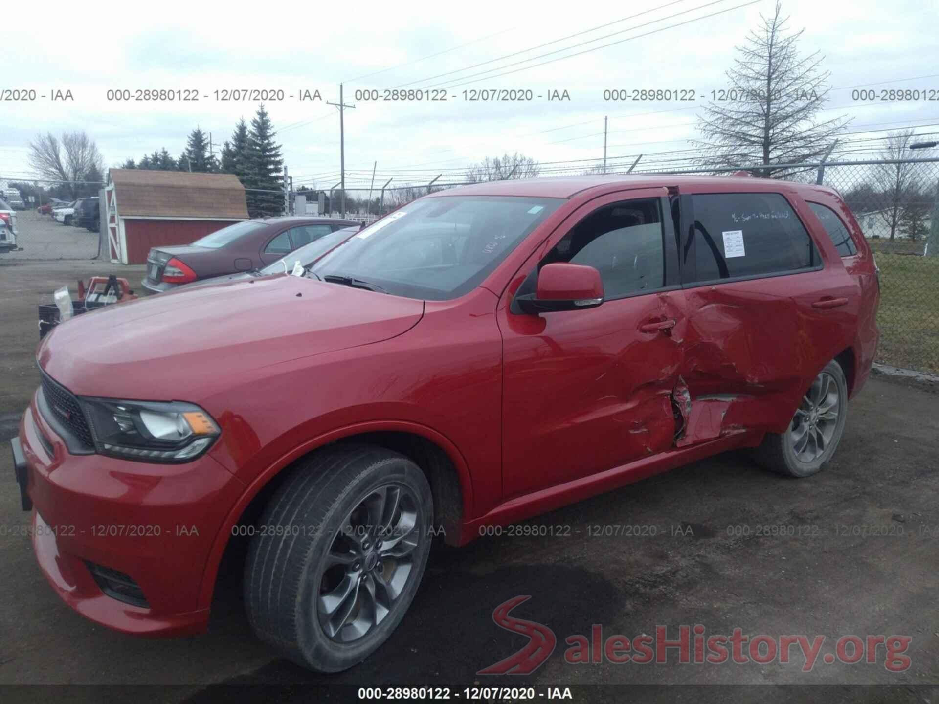 1C4RDJDG8LC308089 2020 DODGE DURANGO