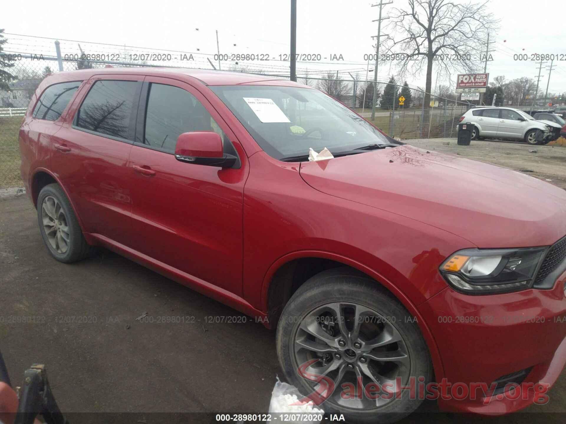 1C4RDJDG8LC308089 2020 DODGE DURANGO