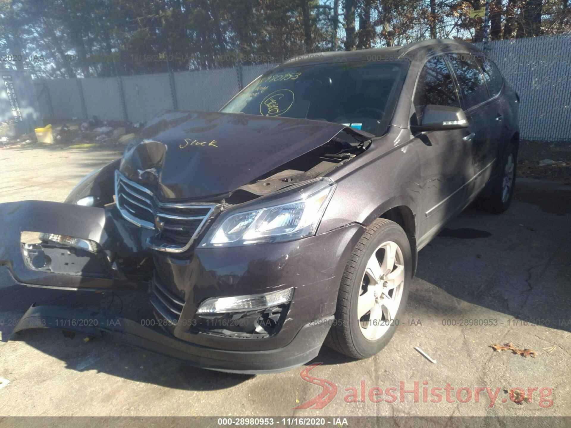 1GNKVJKD8GJ323546 2016 CHEVROLET TRAVERSE