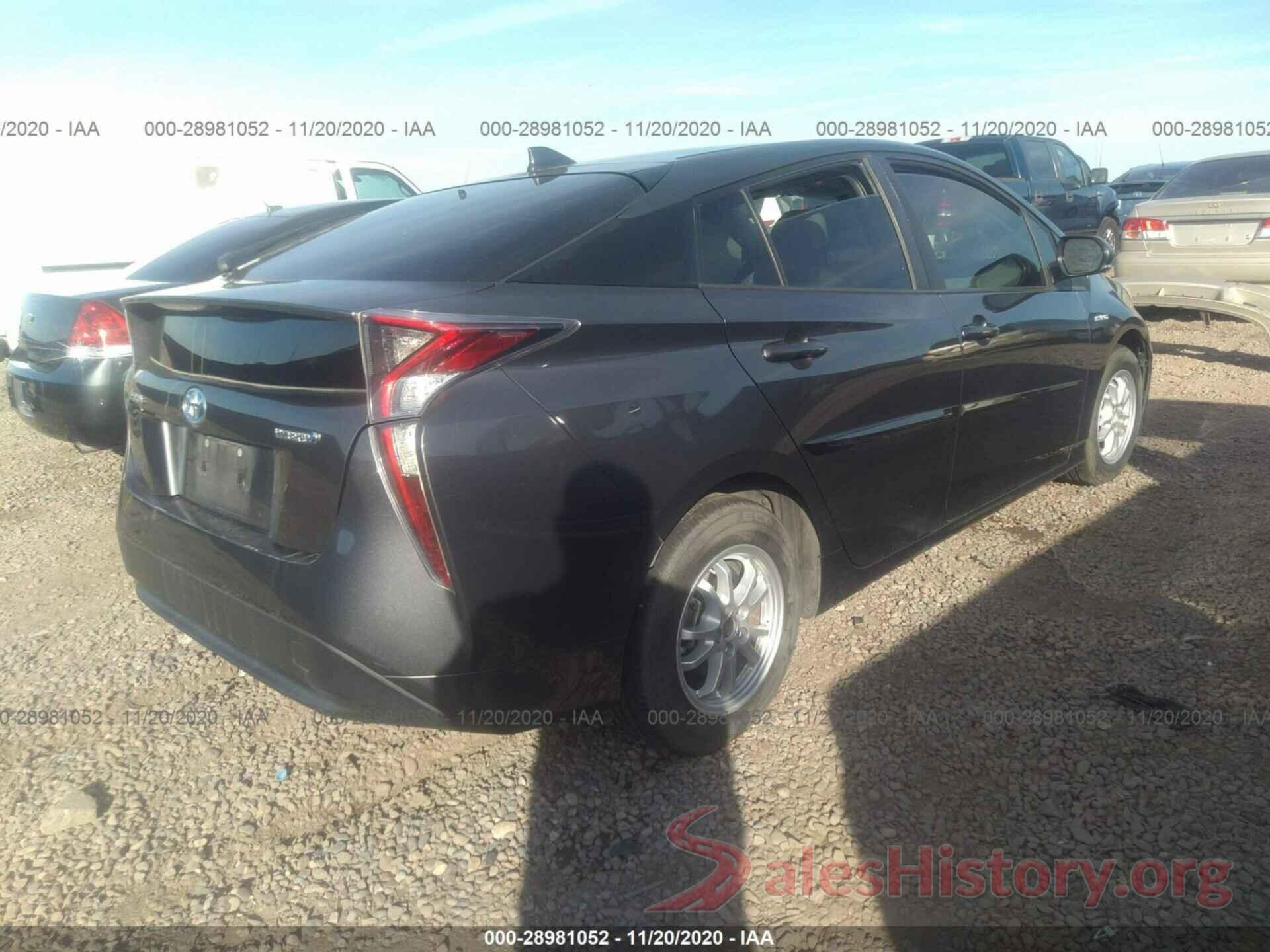 JTDKBRFU8H3028334 2017 TOYOTA PRIUS