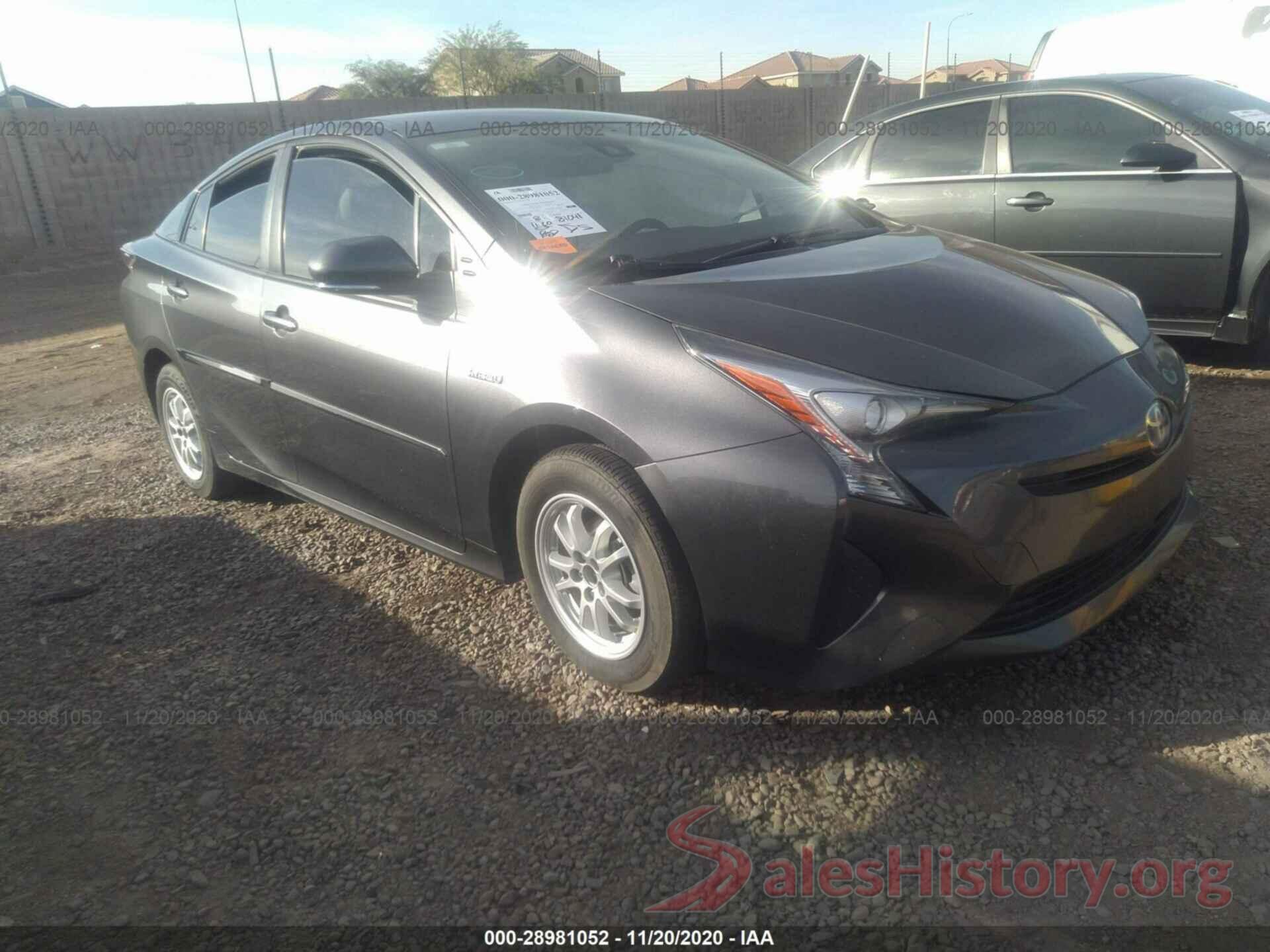 JTDKBRFU8H3028334 2017 TOYOTA PRIUS