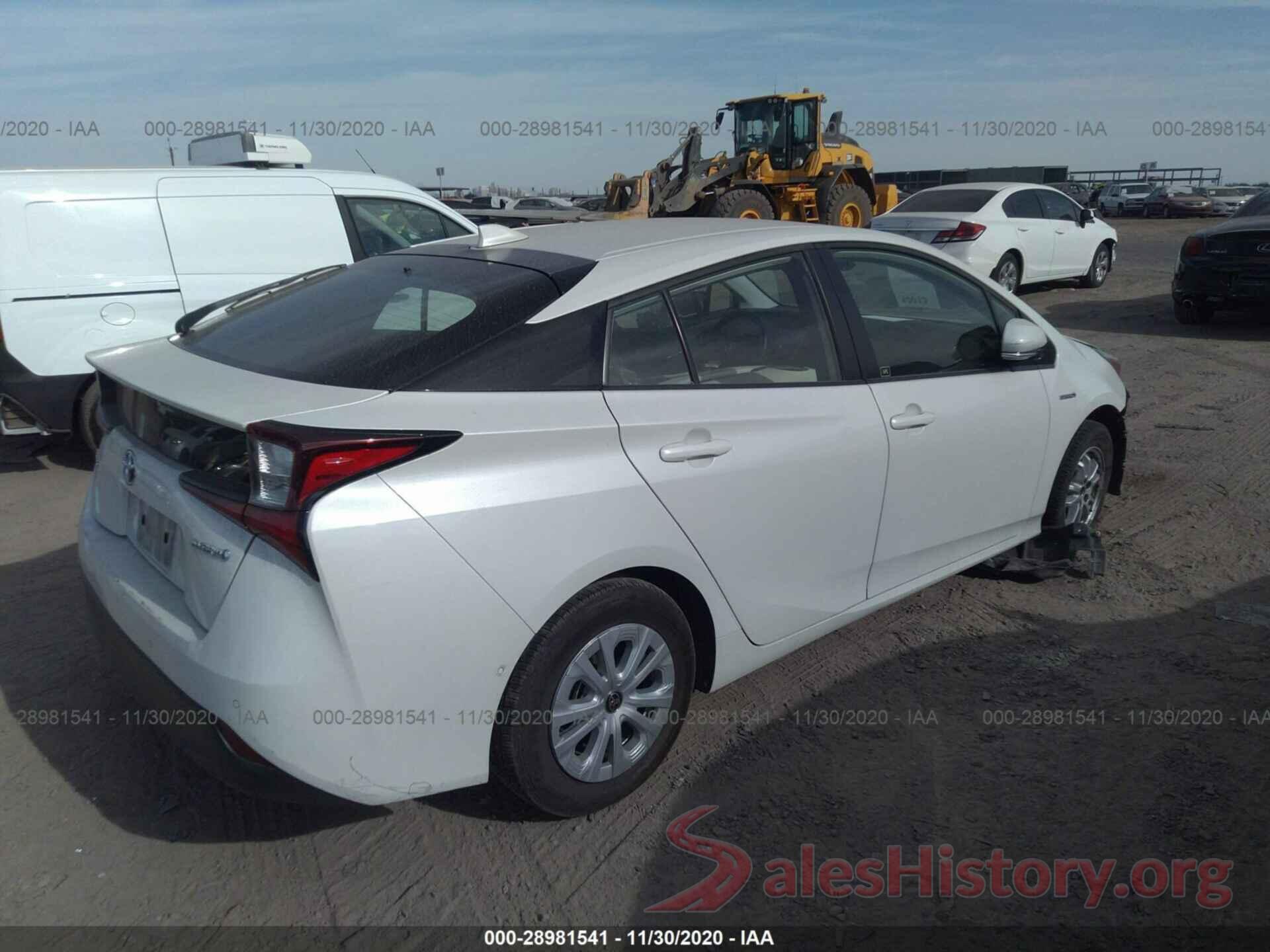 JTDKARFU9K3079612 2019 TOYOTA PRIUS