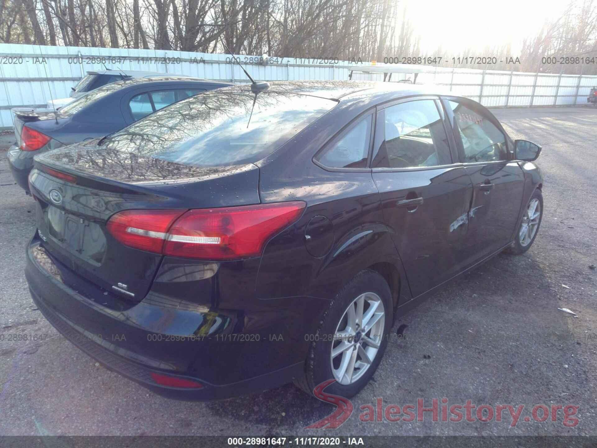 1FADP3F27GL372019 2016 FORD FOCUS