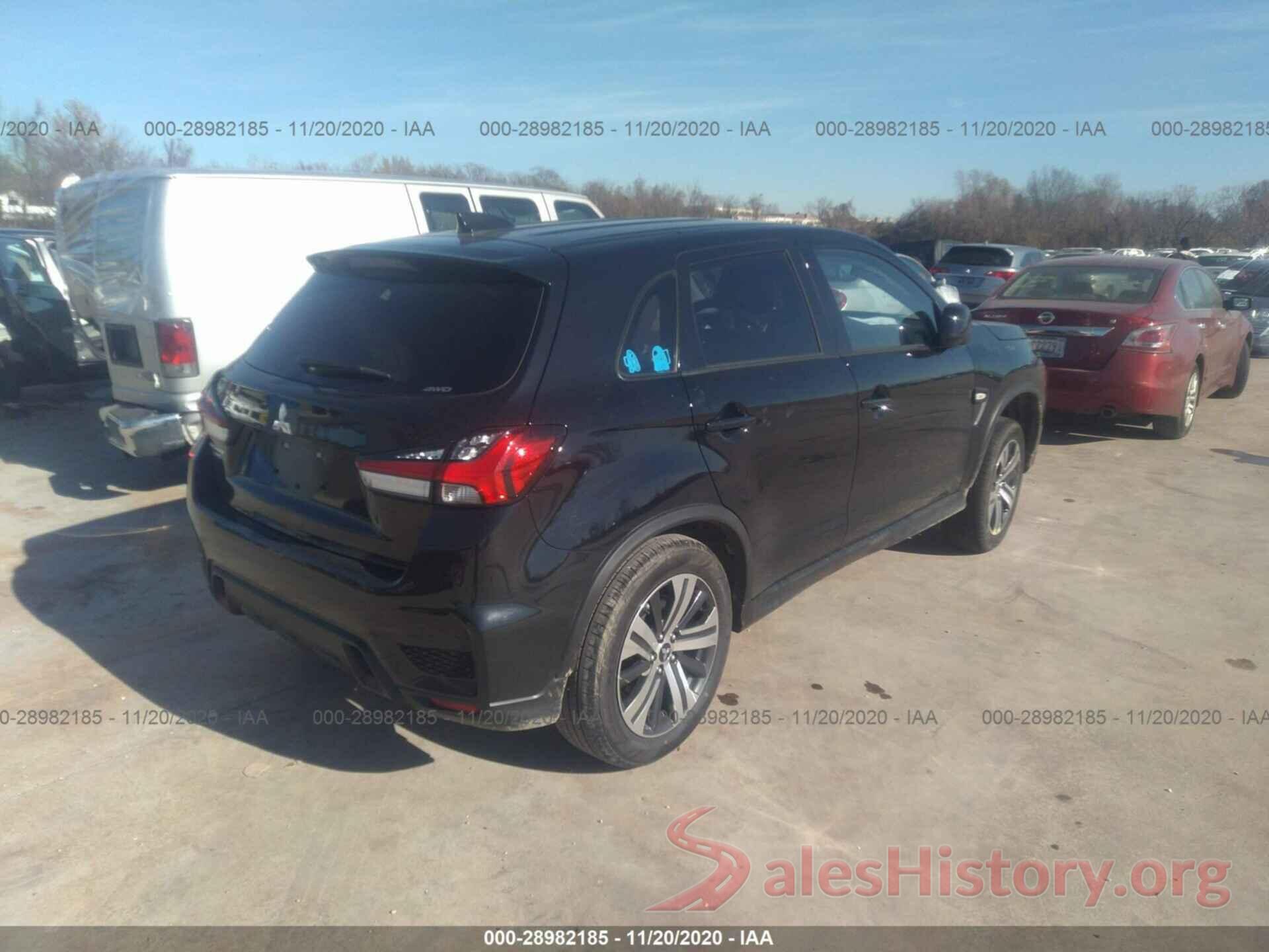 JA4AR3AU6LU027062 2020 MITSUBISHI OUTLANDER SPORT