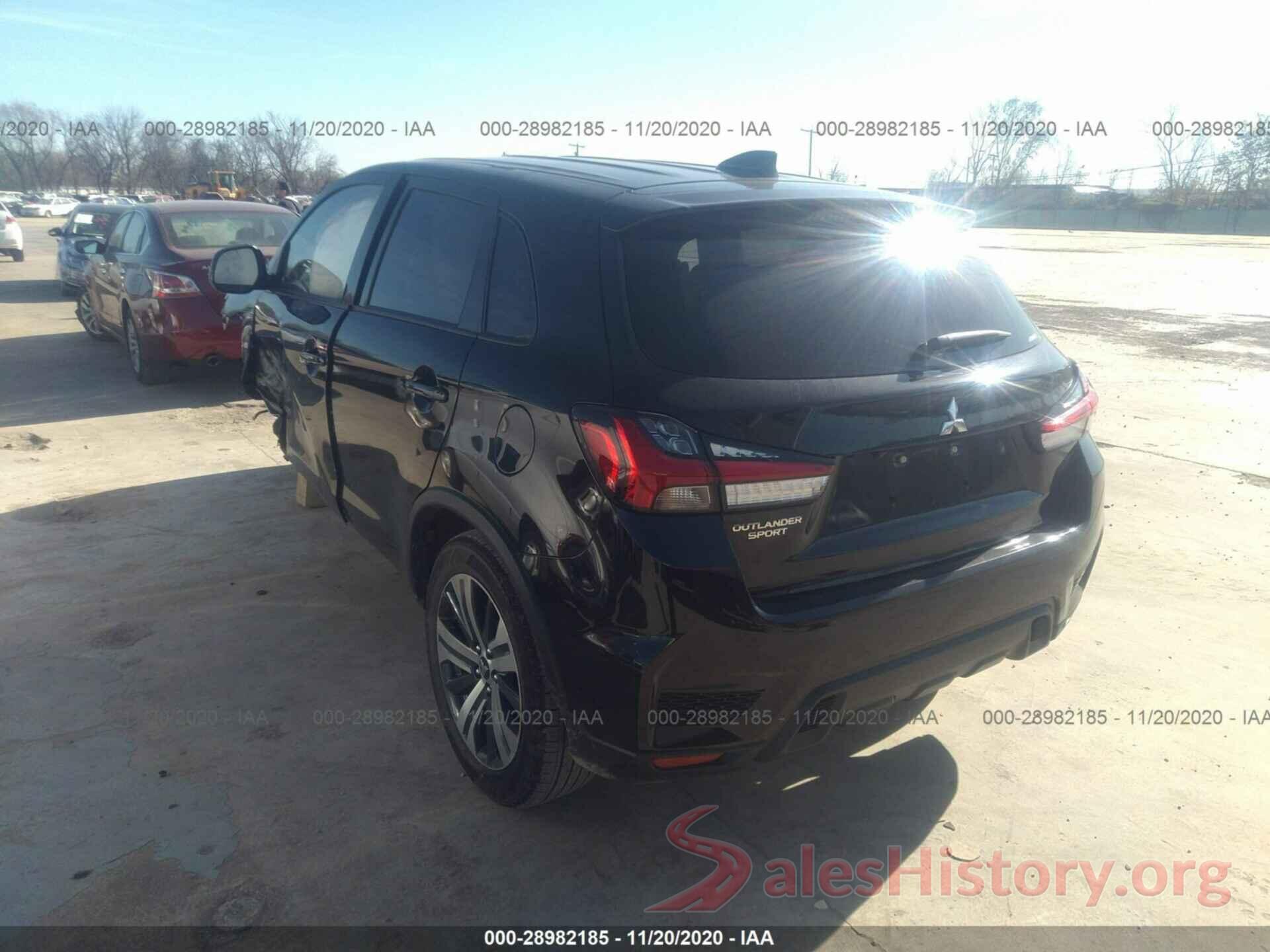 JA4AR3AU6LU027062 2020 MITSUBISHI OUTLANDER SPORT